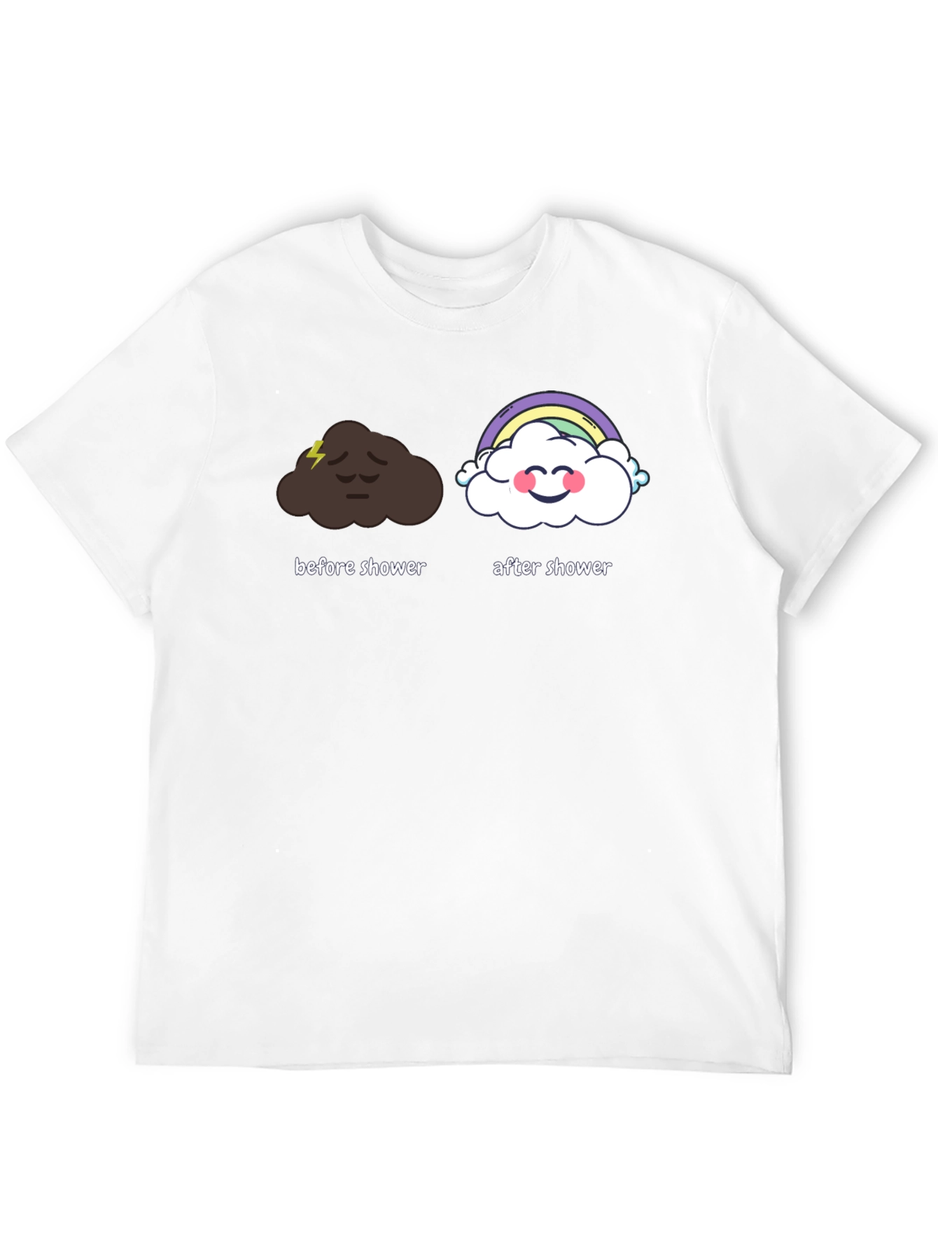 Funny Shower T-Shirt: Before & After