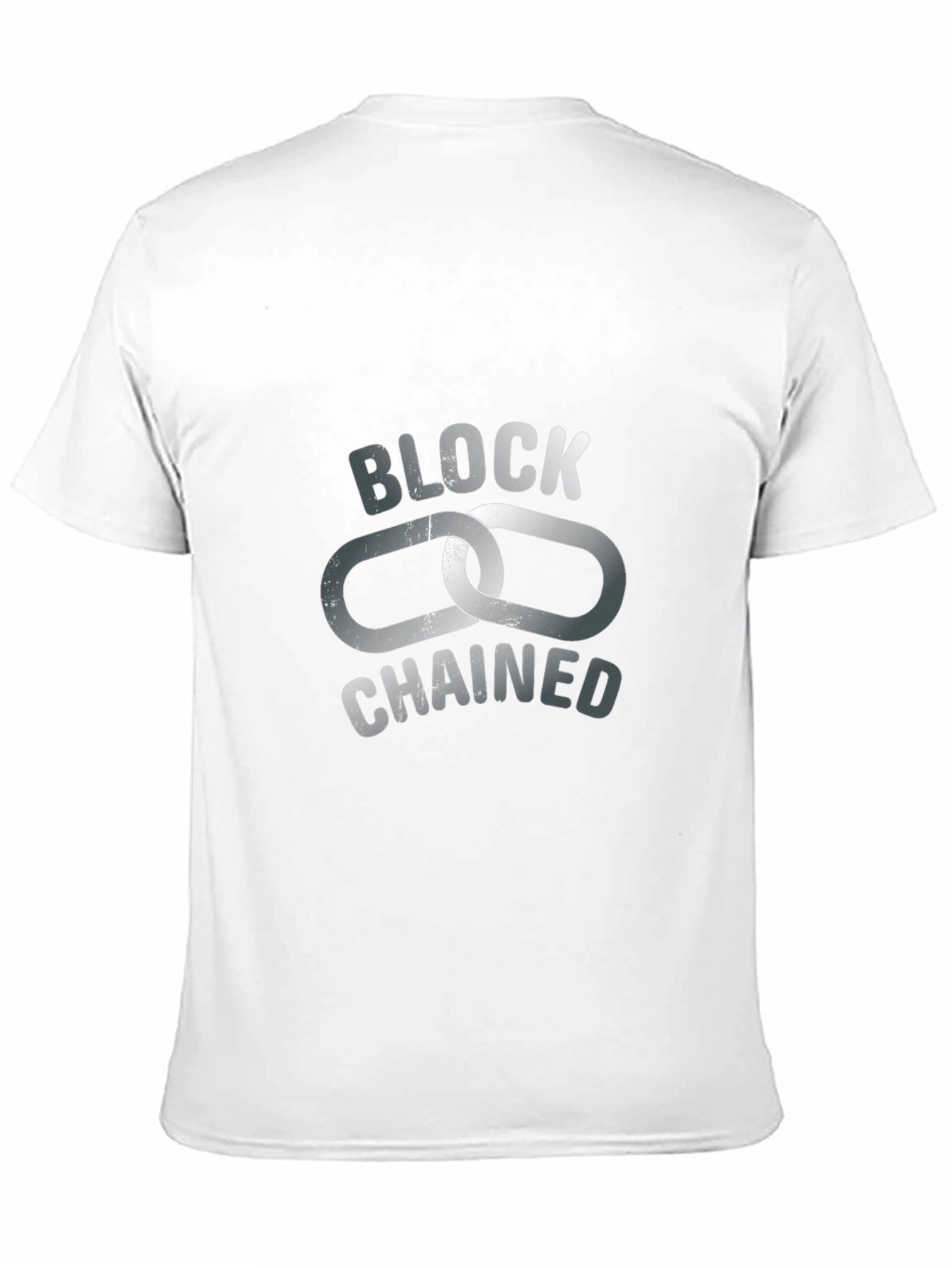 Block Chained Graphic Tee - Crypto Enthusiast Apparel