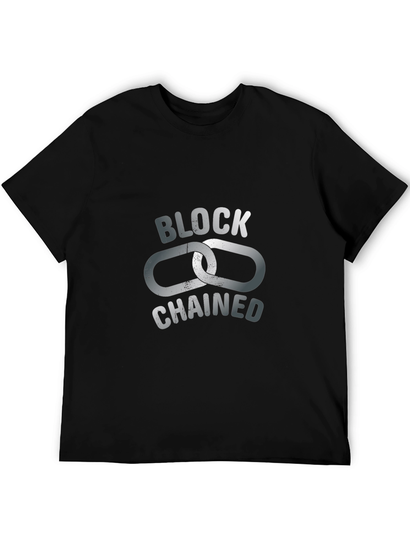 Block Chained Graphic Tee - Crypto Enthusiast Apparel