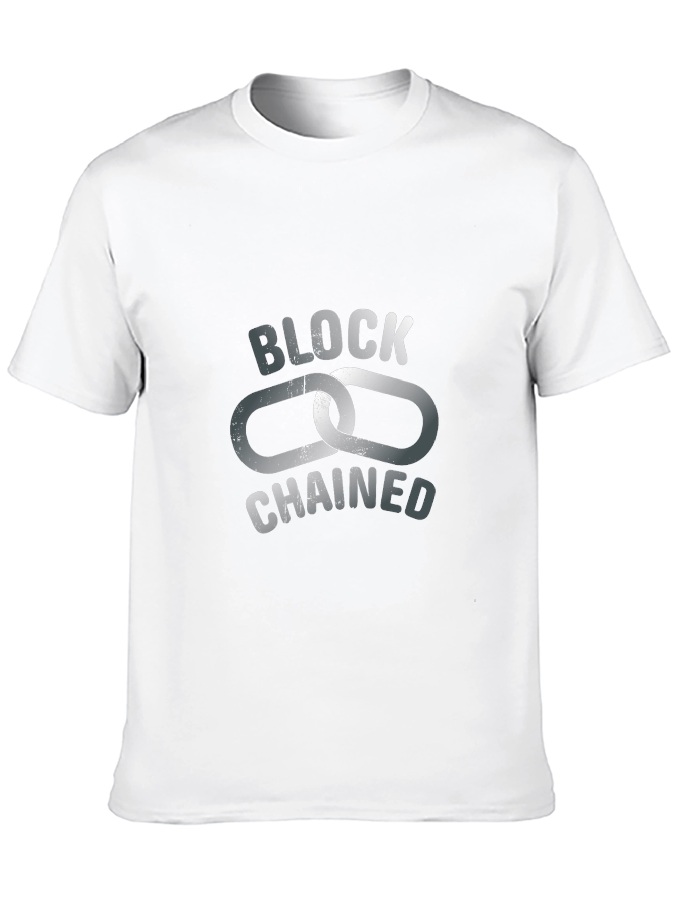 Block Chained Graphic Tee - Crypto Enthusiast Apparel