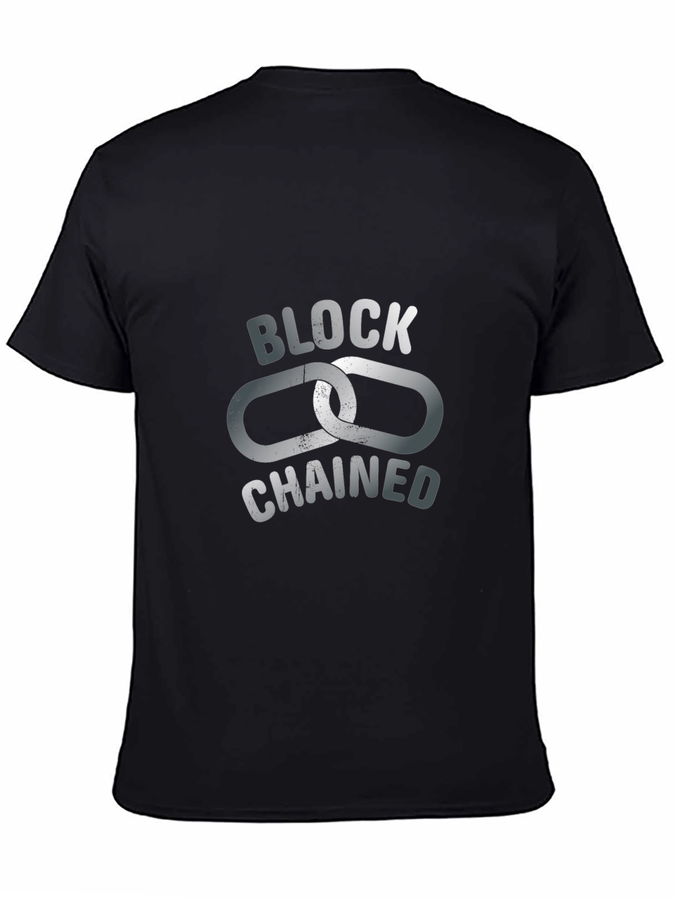 Block Chained Graphic Tee - Crypto Enthusiast Apparel