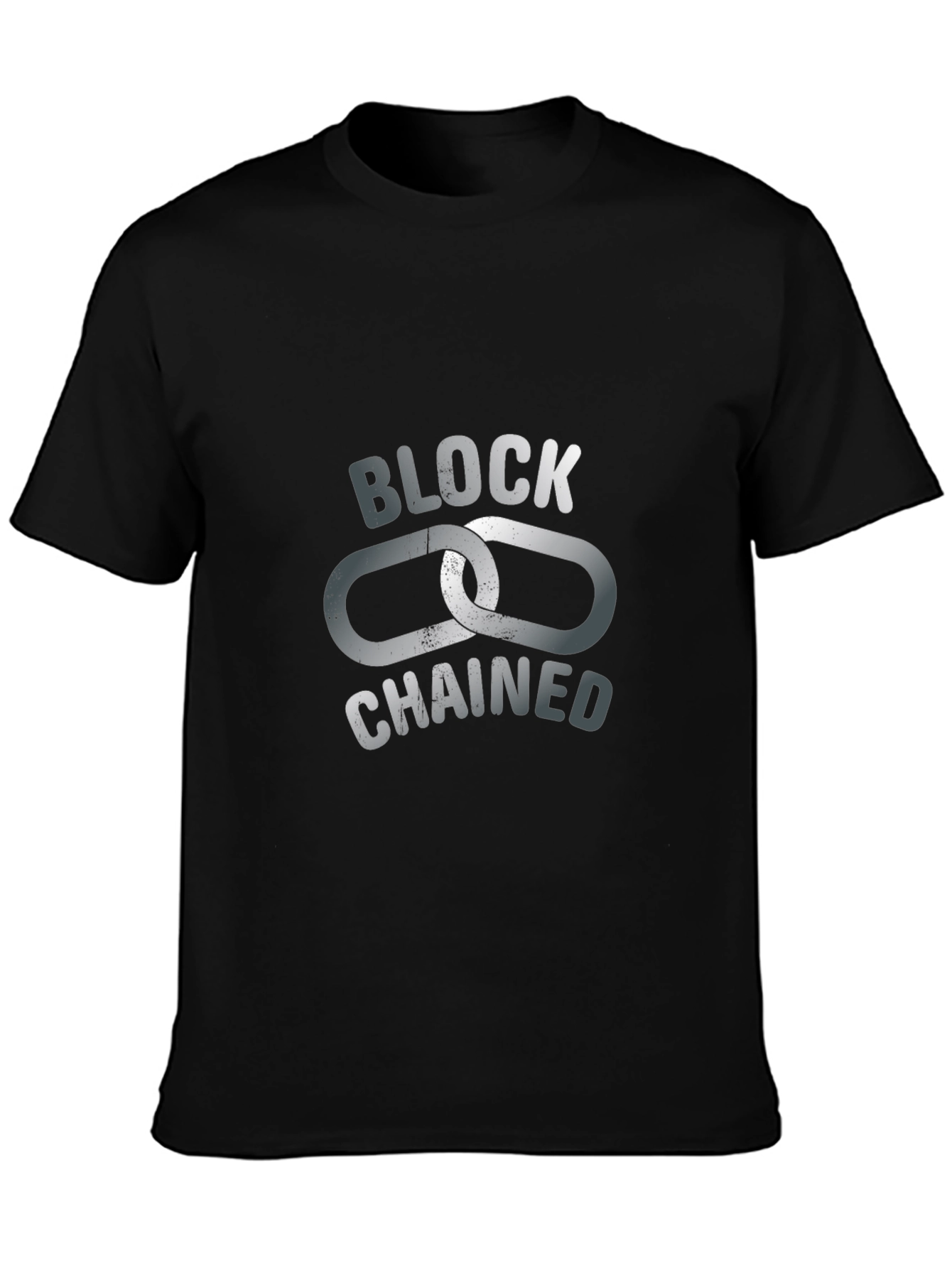 Block Chained Graphic Tee - Crypto Enthusiast Apparel