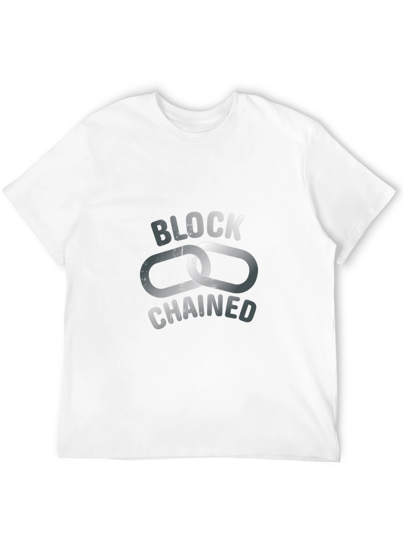 Block Chained Graphic Tee - Crypto Enthusiast Apparel