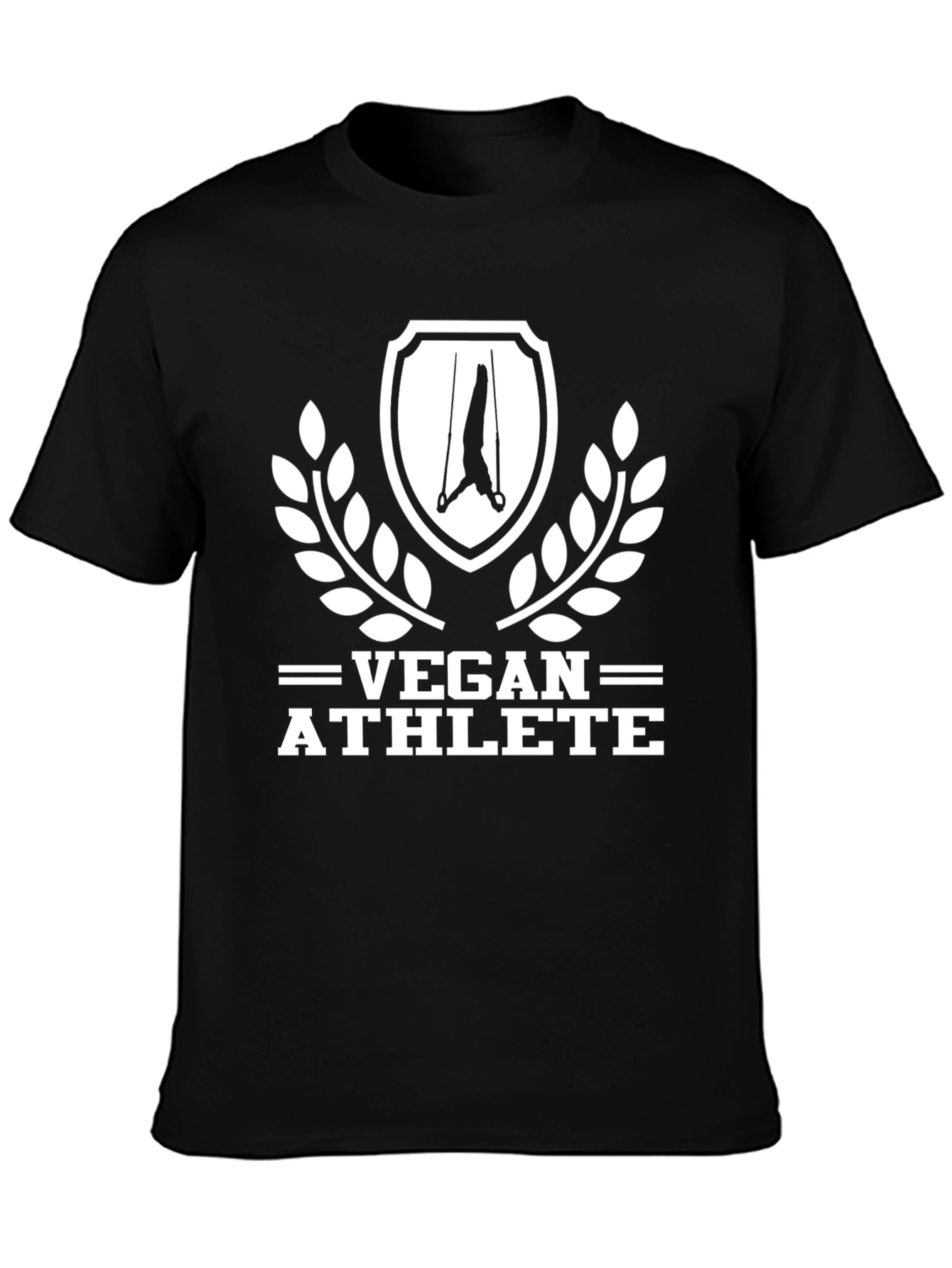 Vegan Athlete Black T-Shirt