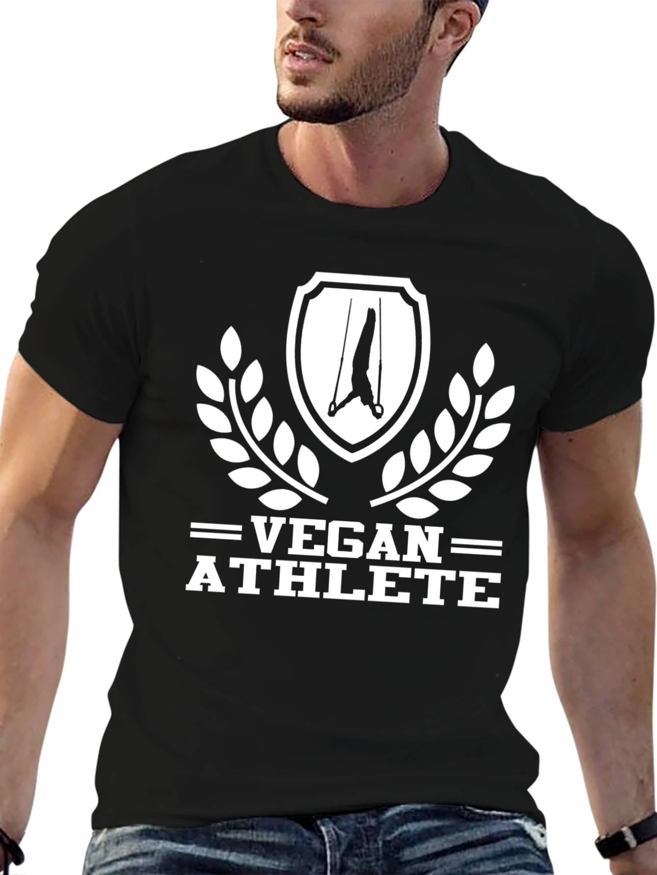 Vegan Athlete Black T-Shirt