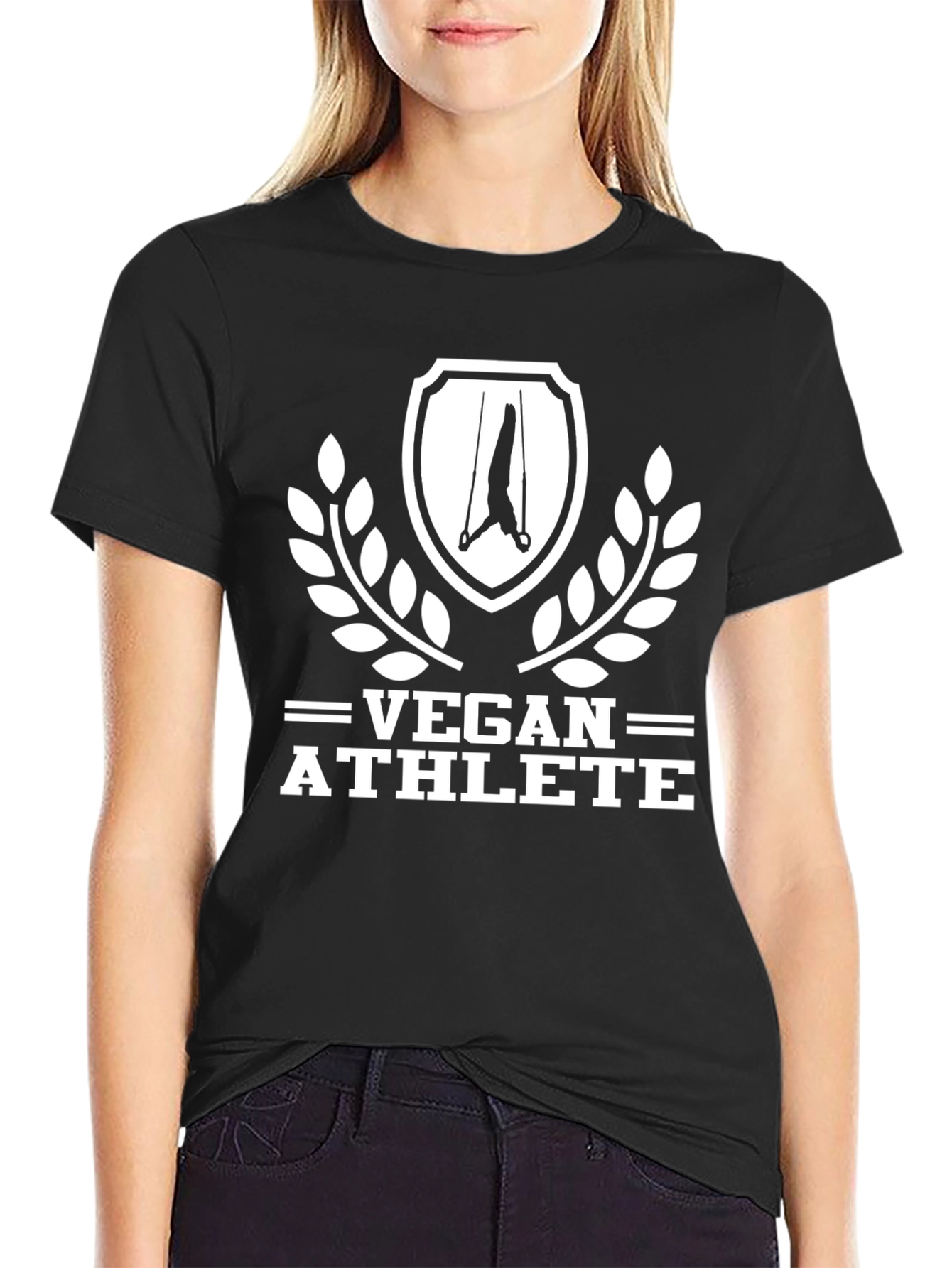 Vegan Athlete Black T-Shirt