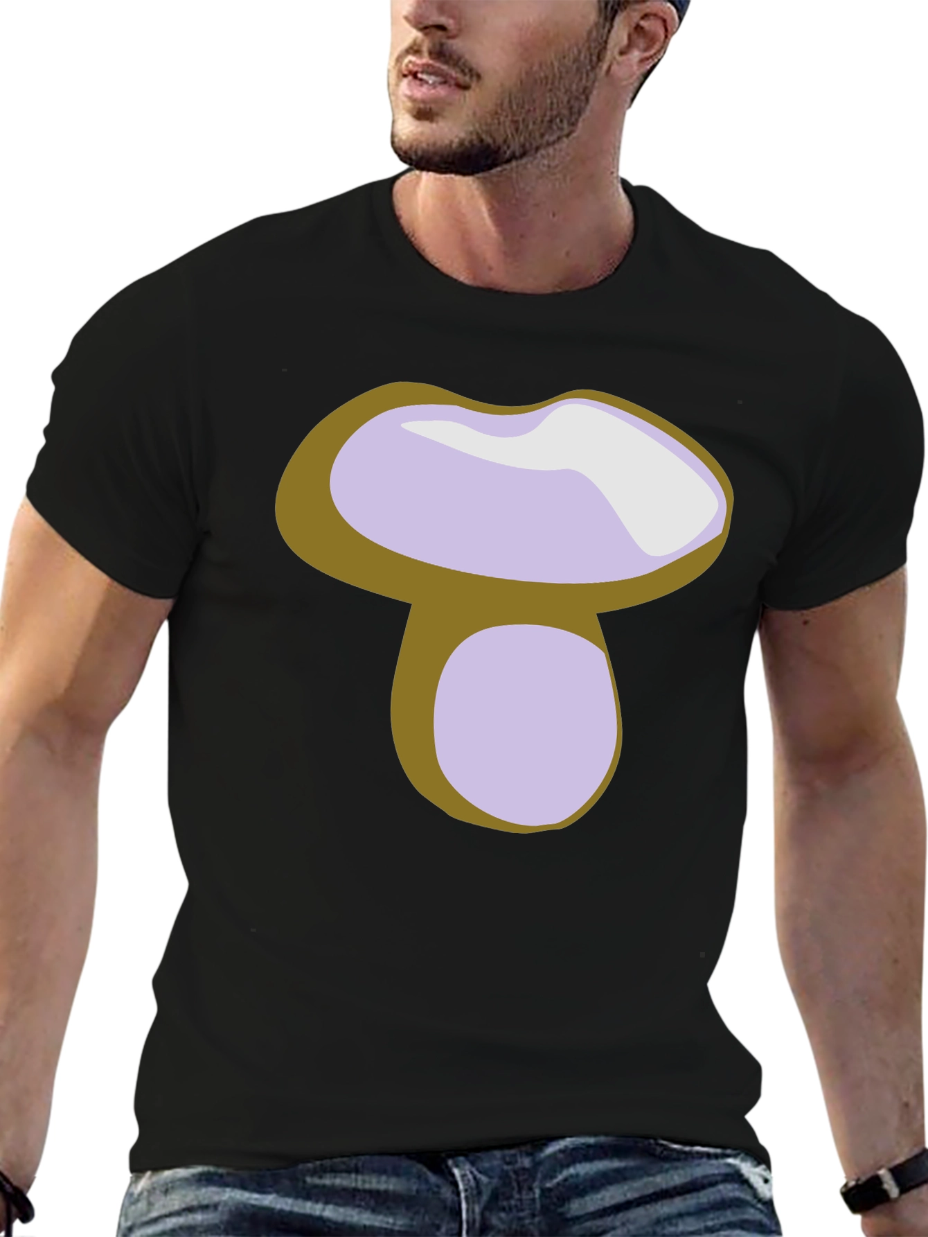 Mushroom Graphic Tee - Funky Casual Style