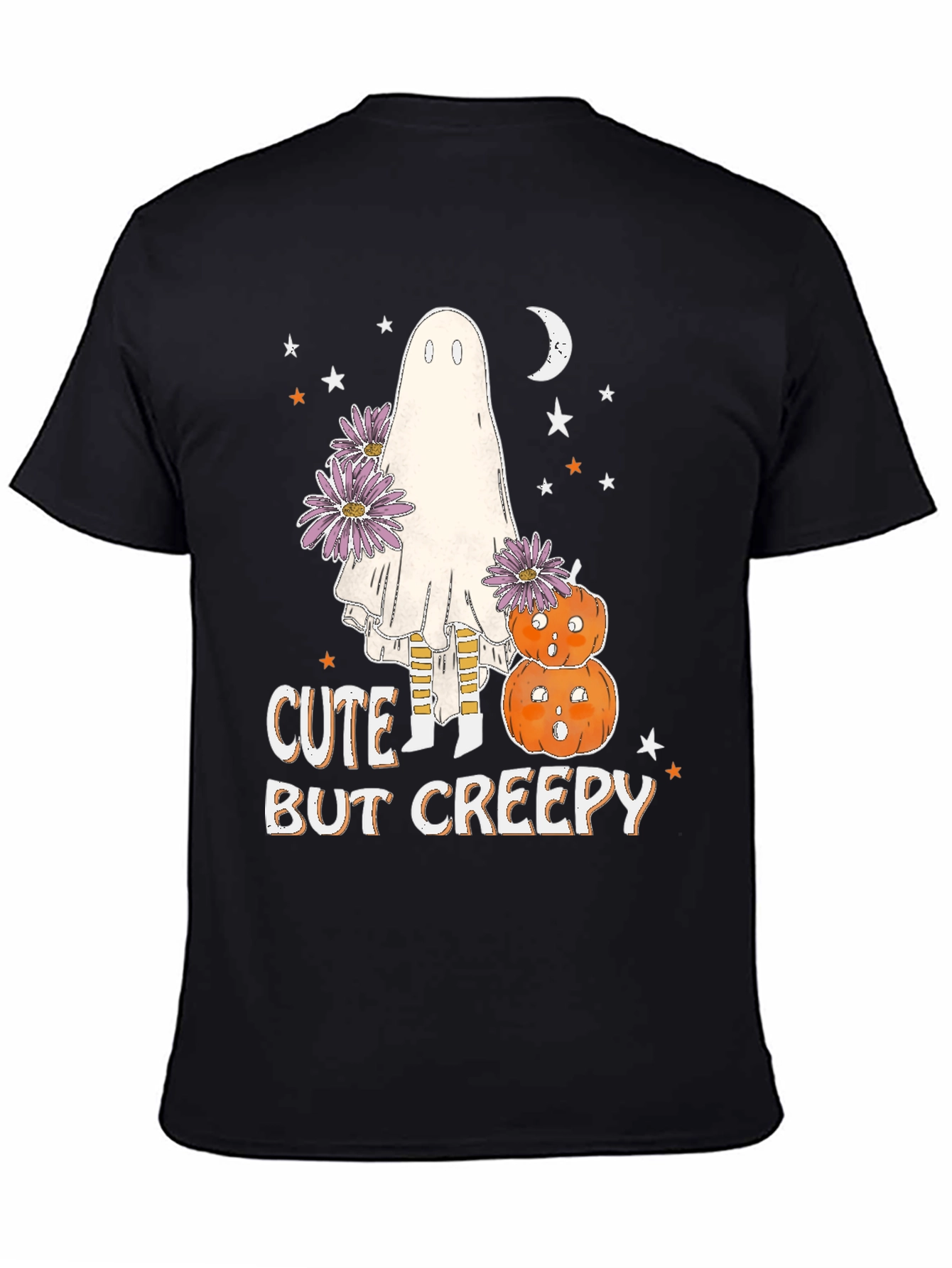 Cute But Creepy Halloween Ghost T-Shirt