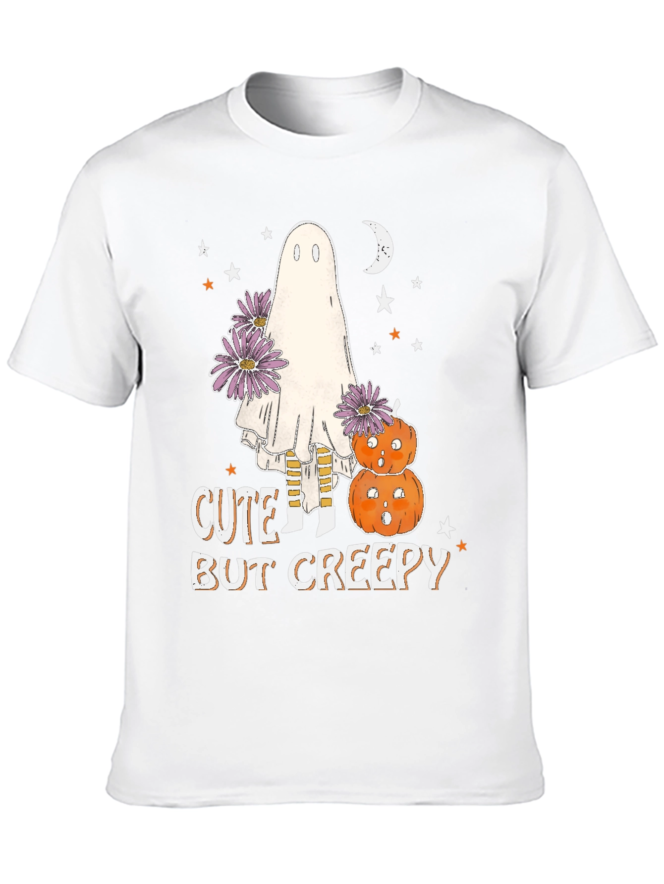 Cute But Creepy Halloween Ghost T-Shirt