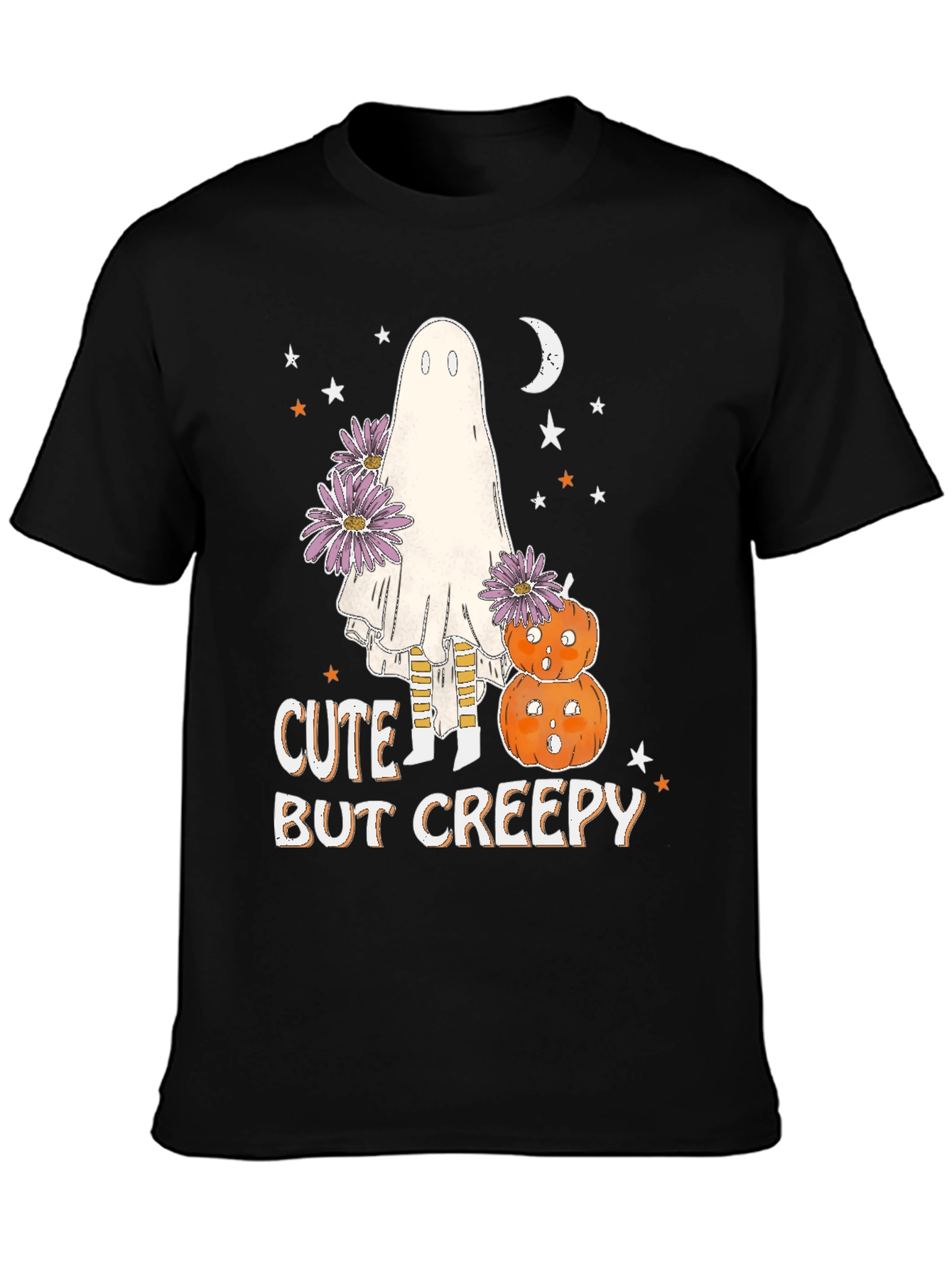 Cute But Creepy Halloween Ghost T-Shirt