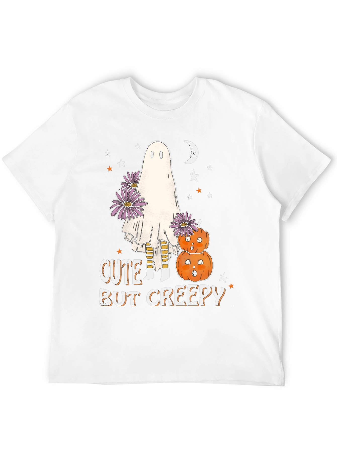 Cute But Creepy Halloween Ghost T-Shirt