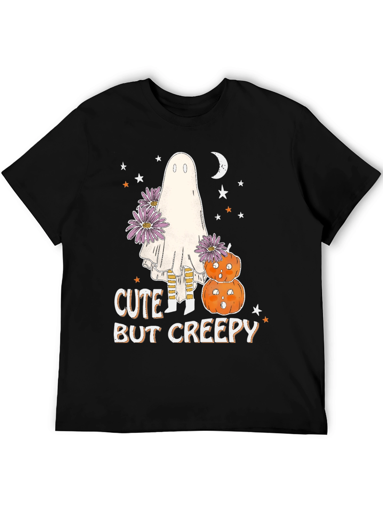 Cute But Creepy Halloween Ghost T-Shirt