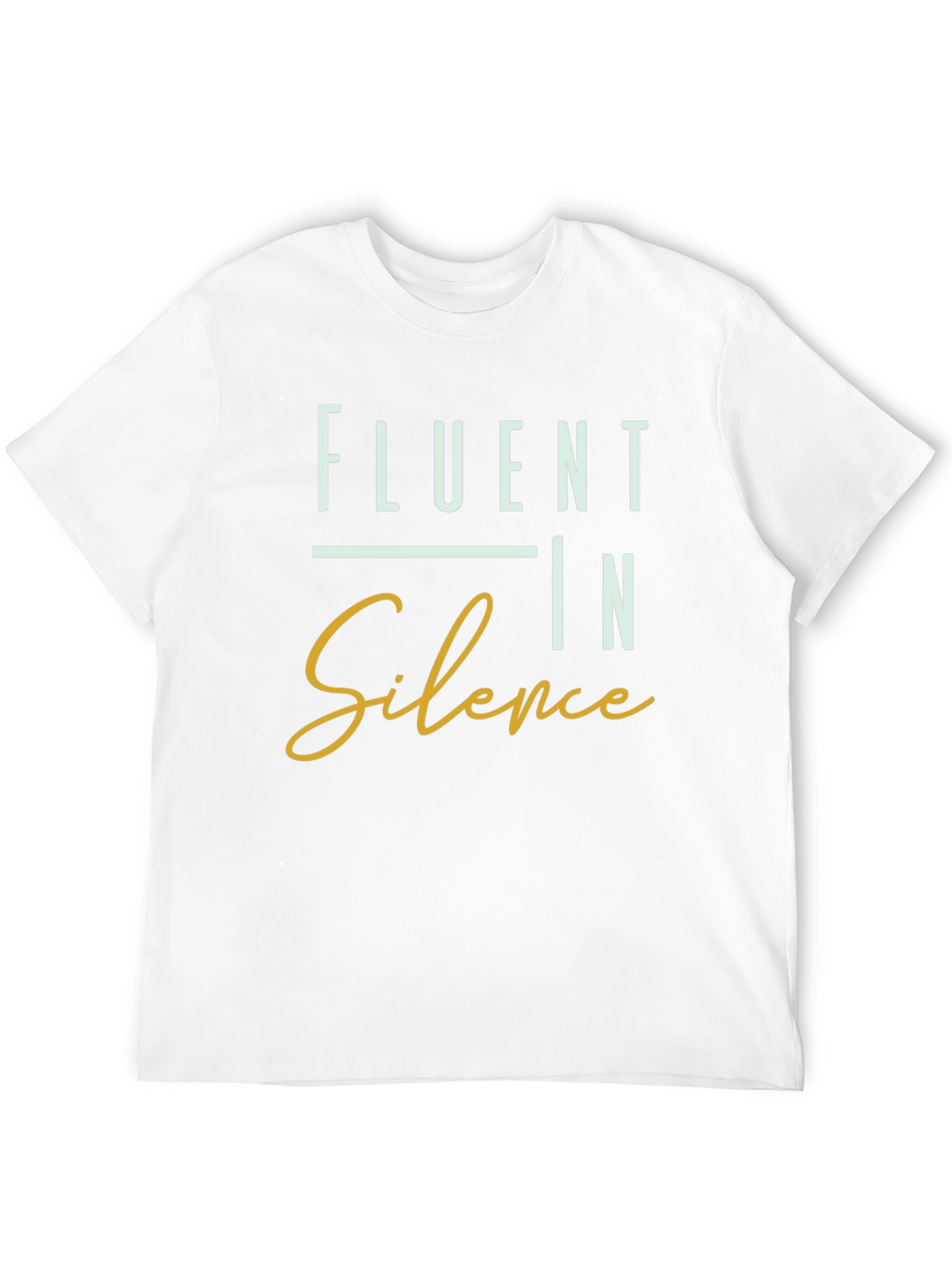 Fluent In Silence Graphic T-Shirt - Black