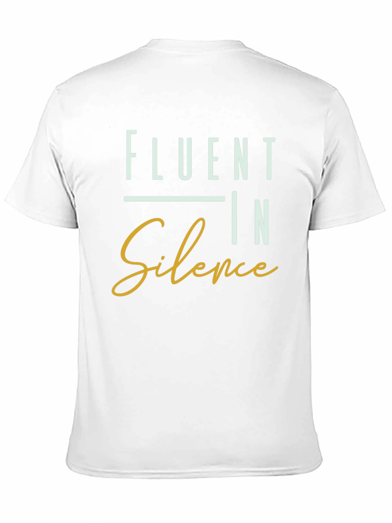 Fluent In Silence Graphic T-Shirt - Black