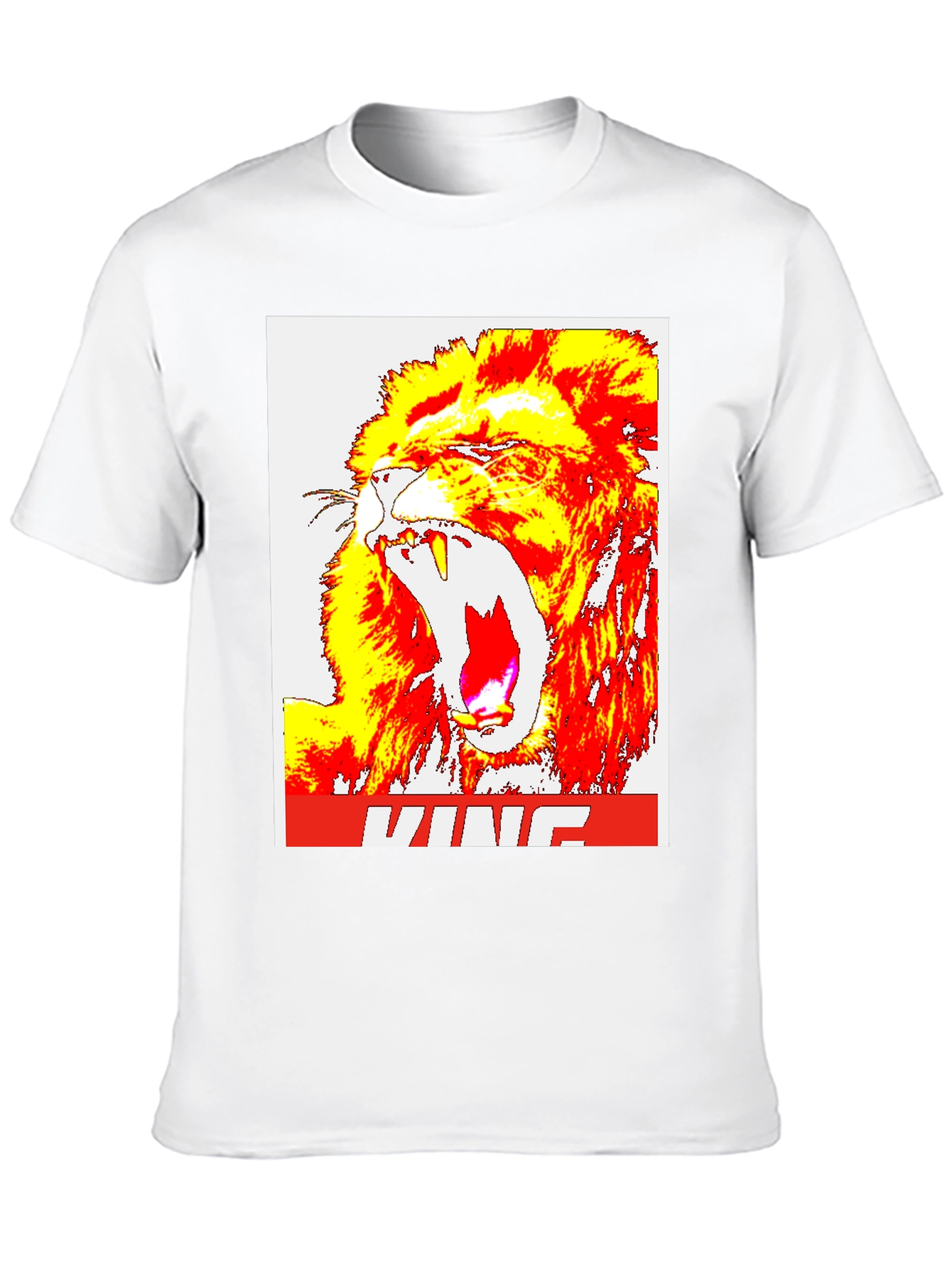 King Lion Graphic Tee - Bold Statement T-Shirt