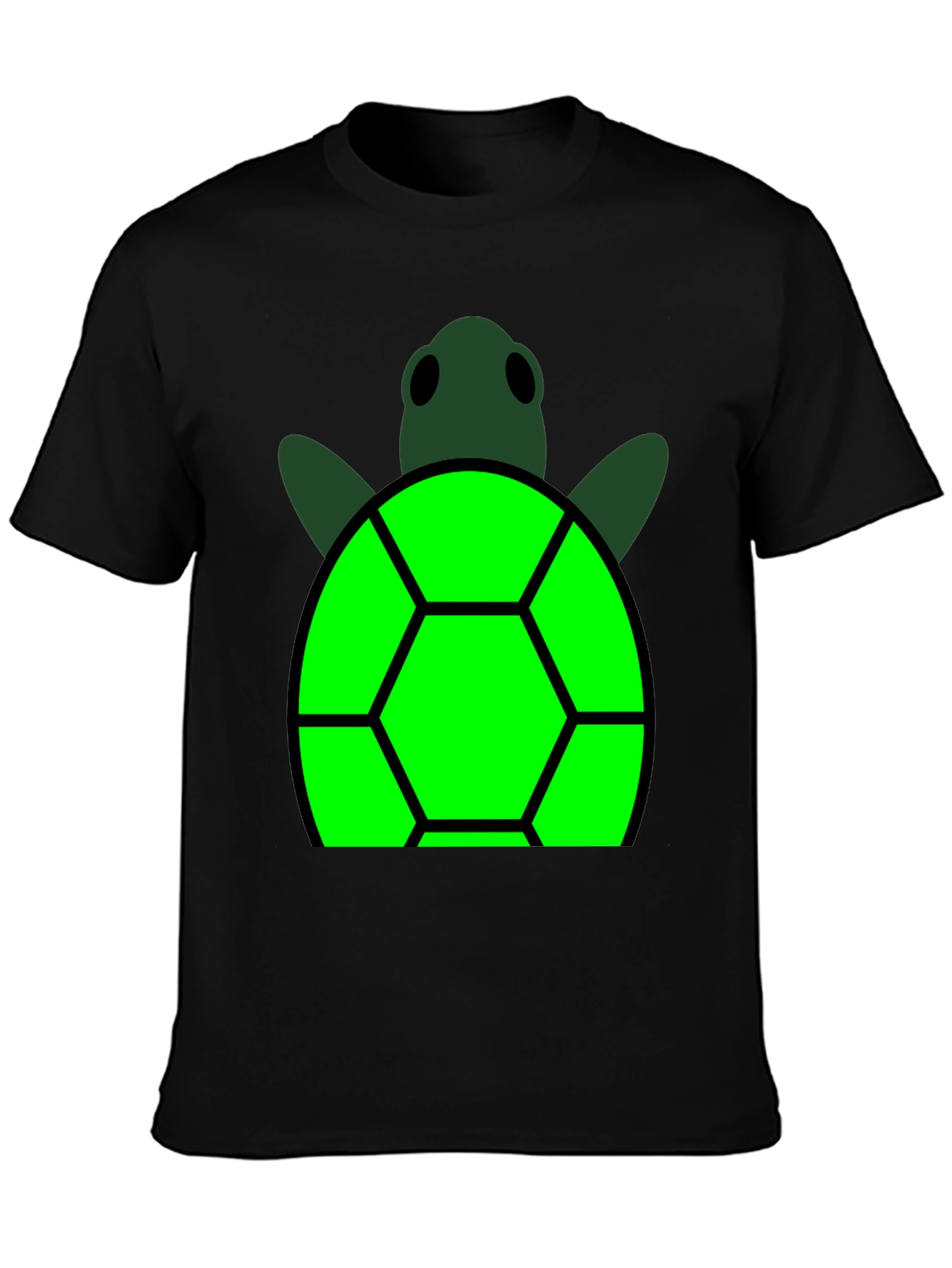 Turtle Graphic Black T-Shirt
