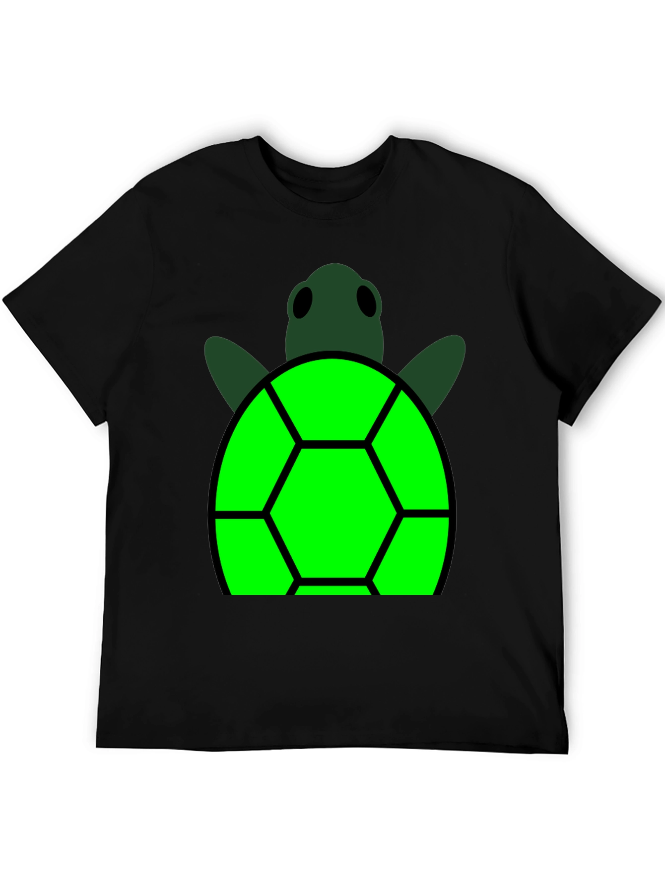 Turtle Graphic Black T-Shirt