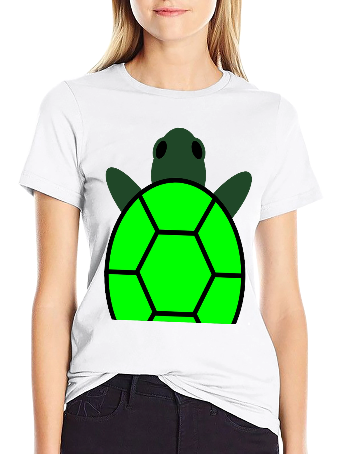 Turtle Graphic Black T-Shirt