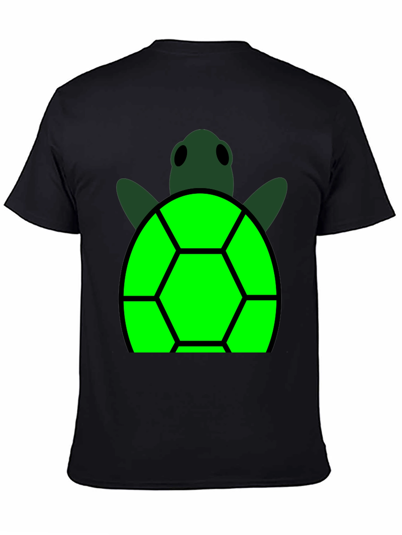Turtle Graphic Black T-Shirt