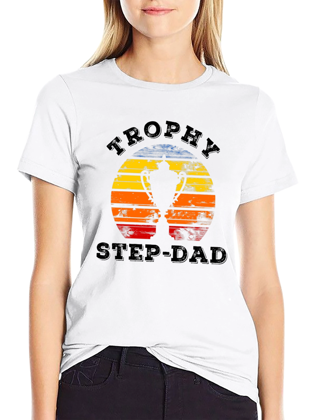 Trophy Step-Dad Graphic Tee