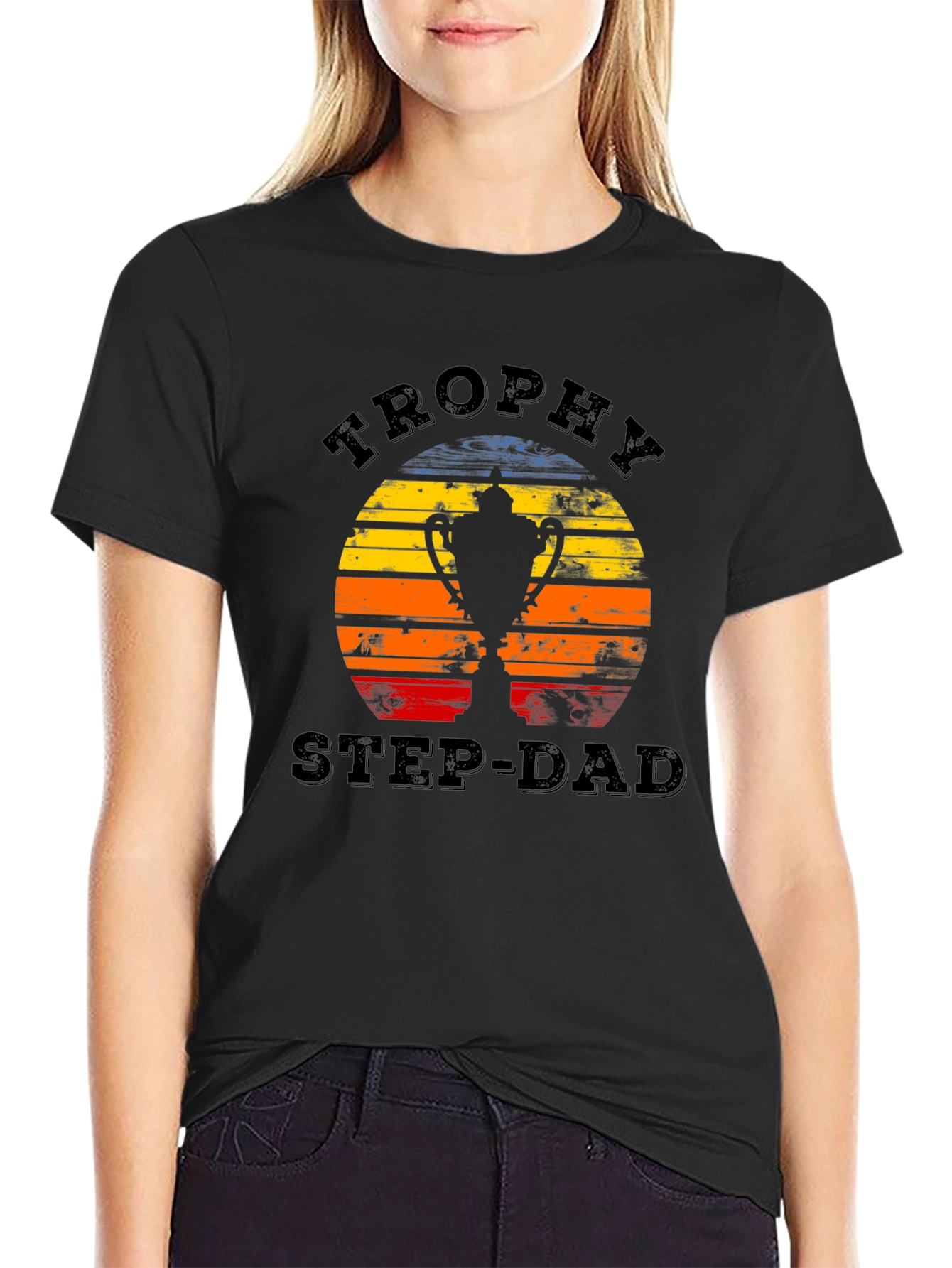 Trophy Step-Dad Graphic Tee