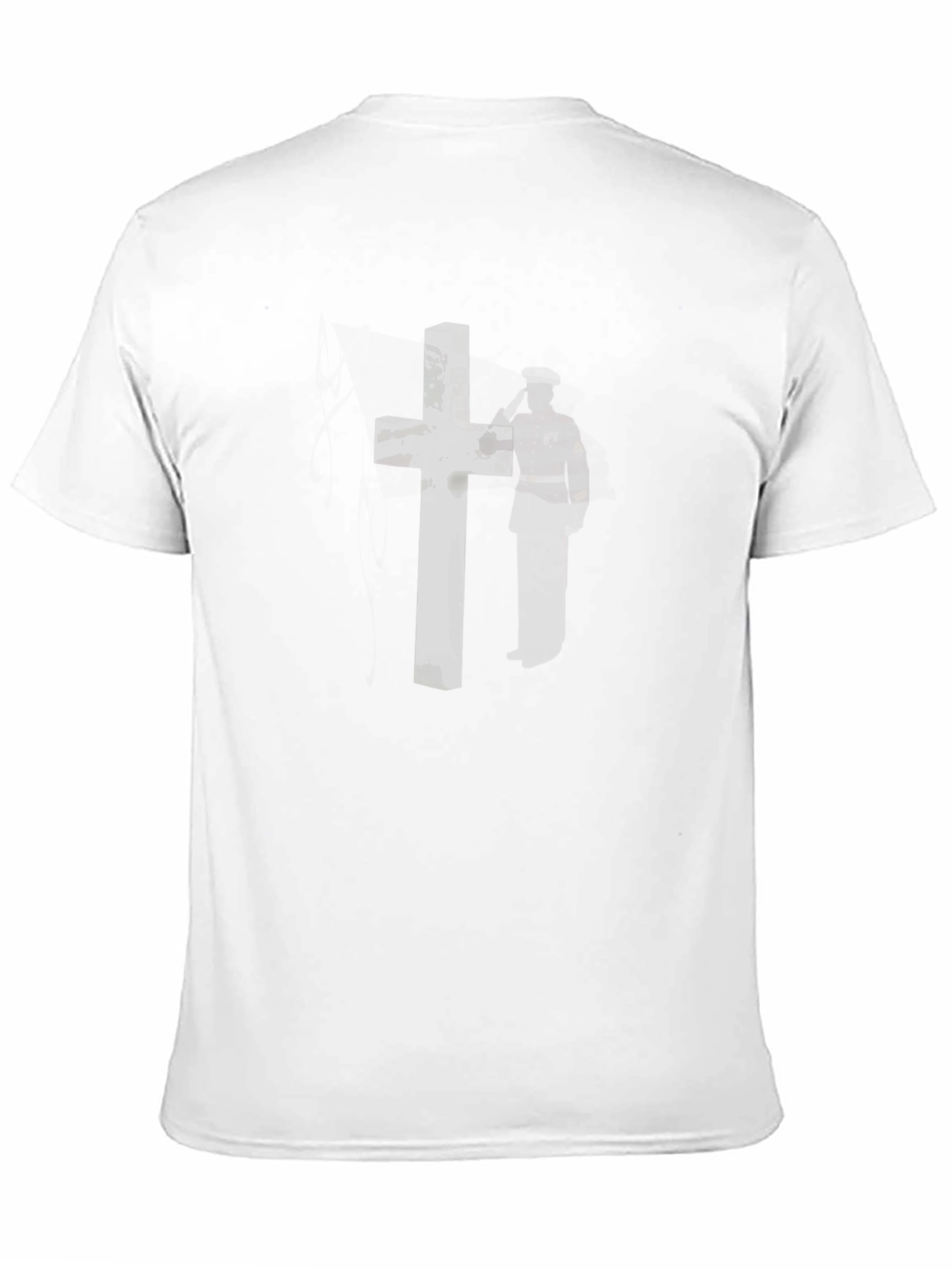 Stone Cross Graphic Tee - Black