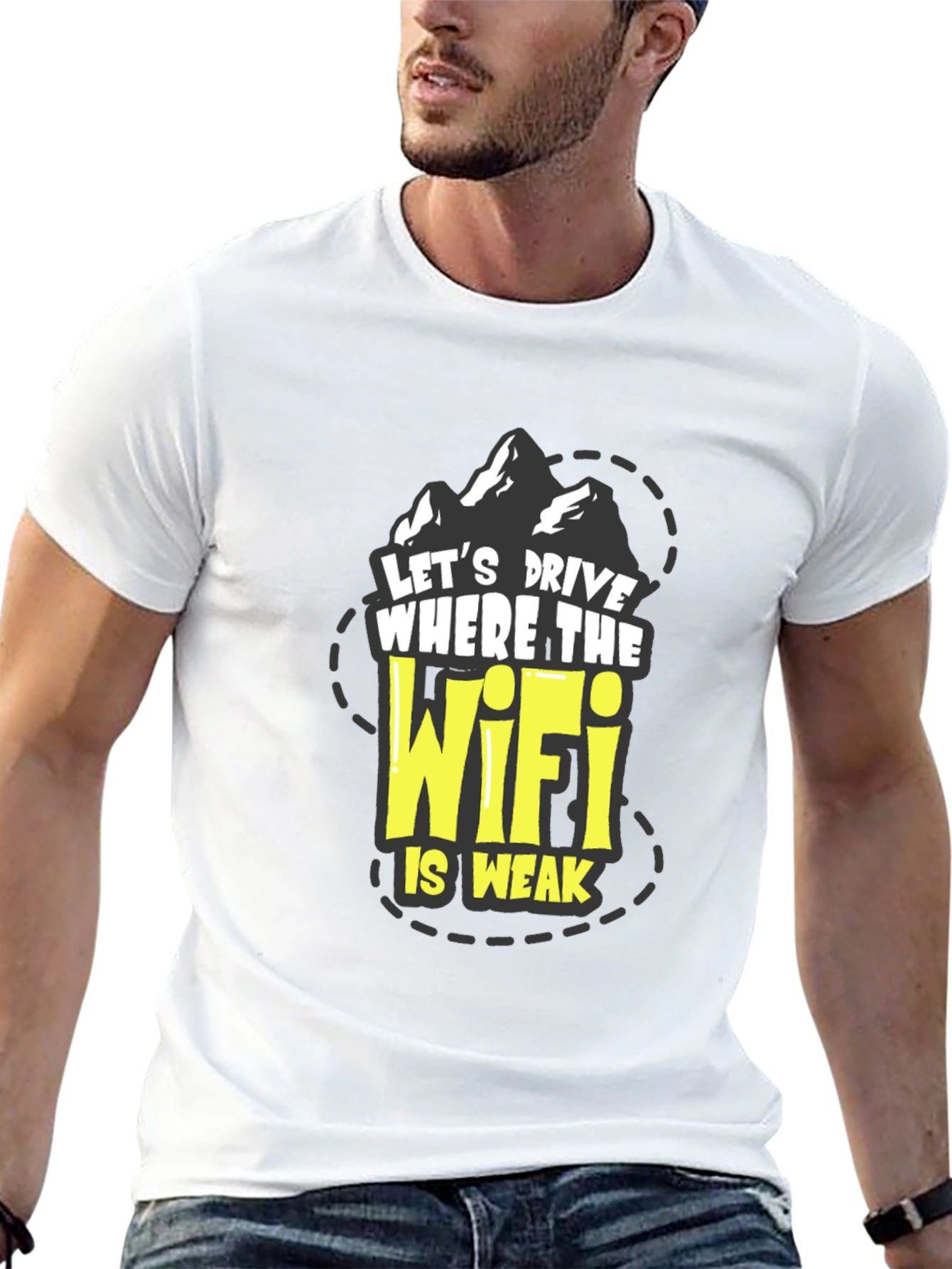 Drive Where WiFi is Weak T-Shirt