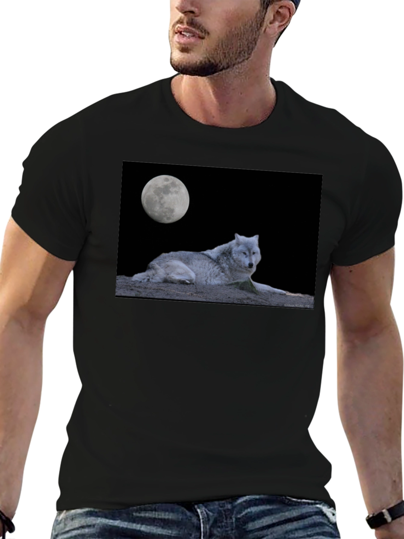 Wolf Moon Graphic T-Shirt