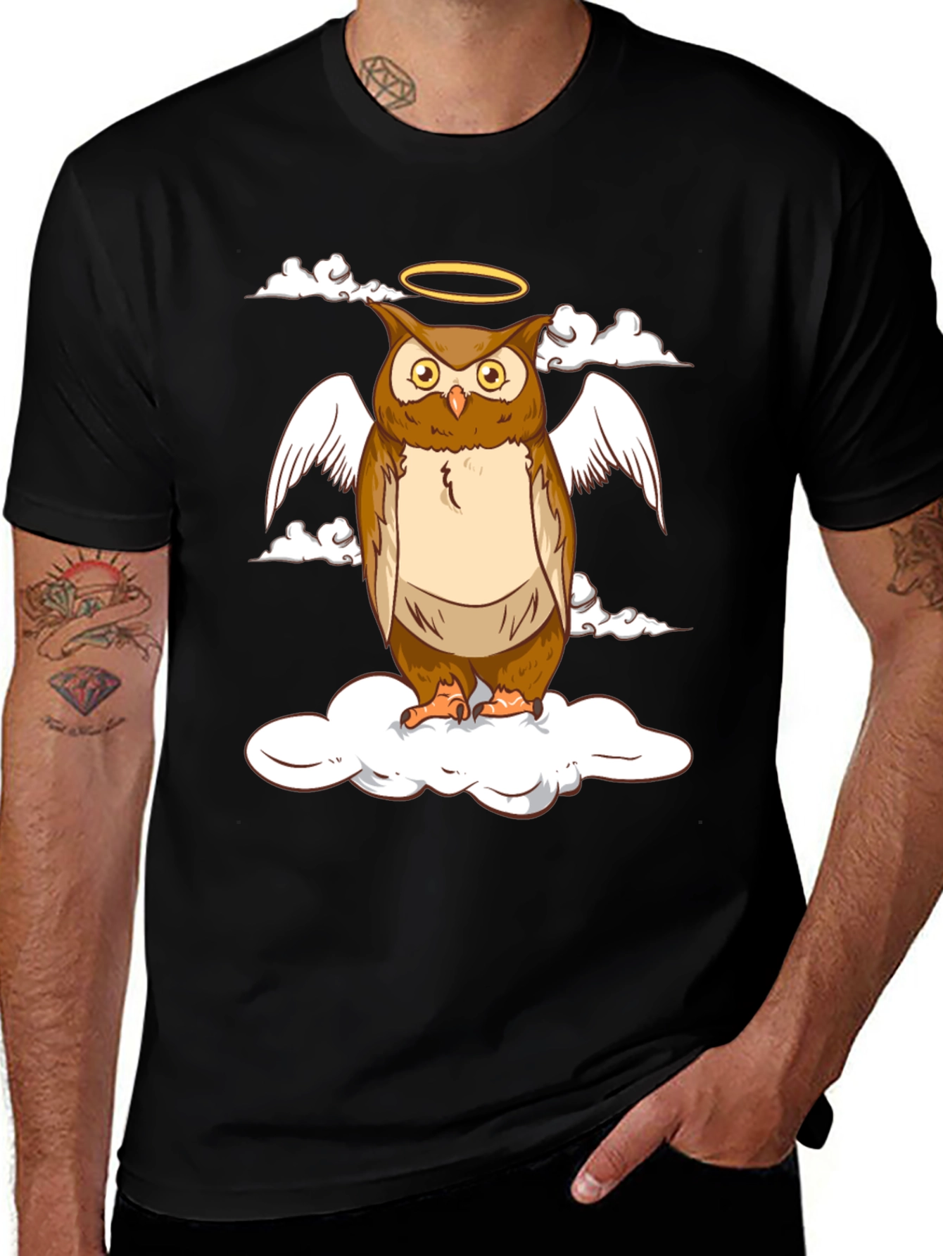 Angel Owl T-Shirt - Unisex Graphic Tee