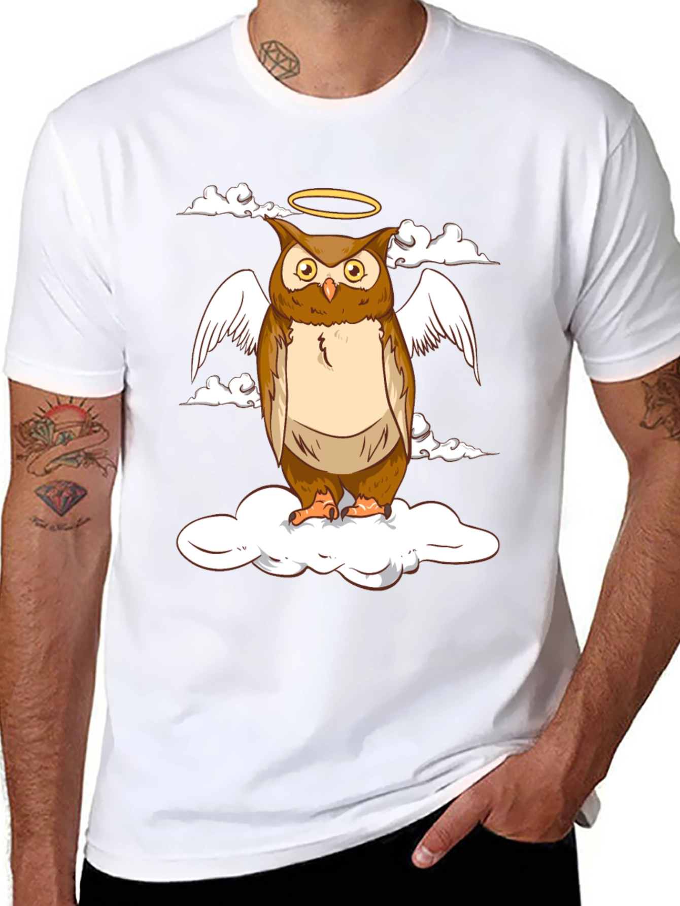 Angel Owl T-Shirt - Unisex Graphic Tee