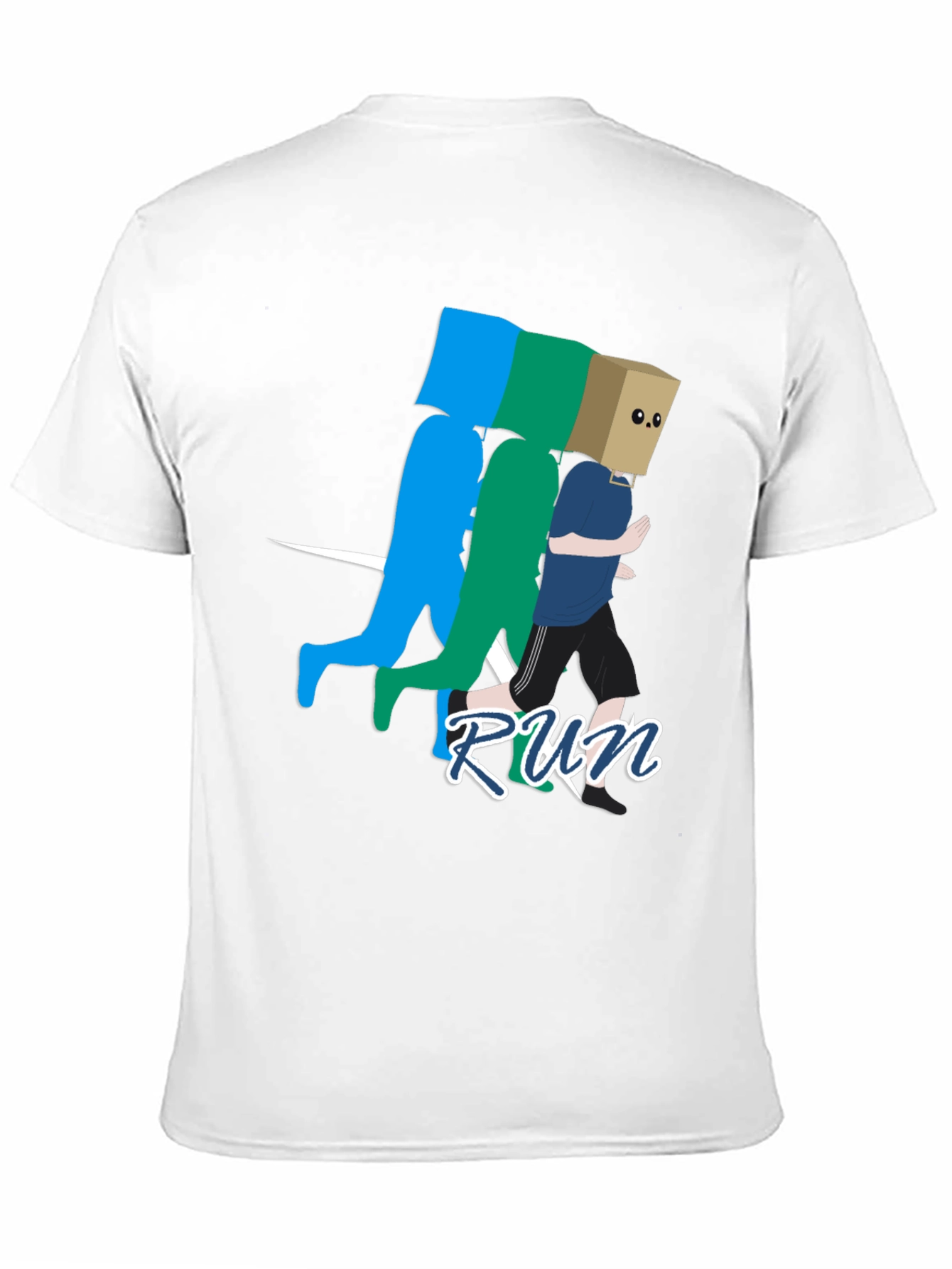 Run! Graphic Print T-Shirt - Stylish Casual Wear