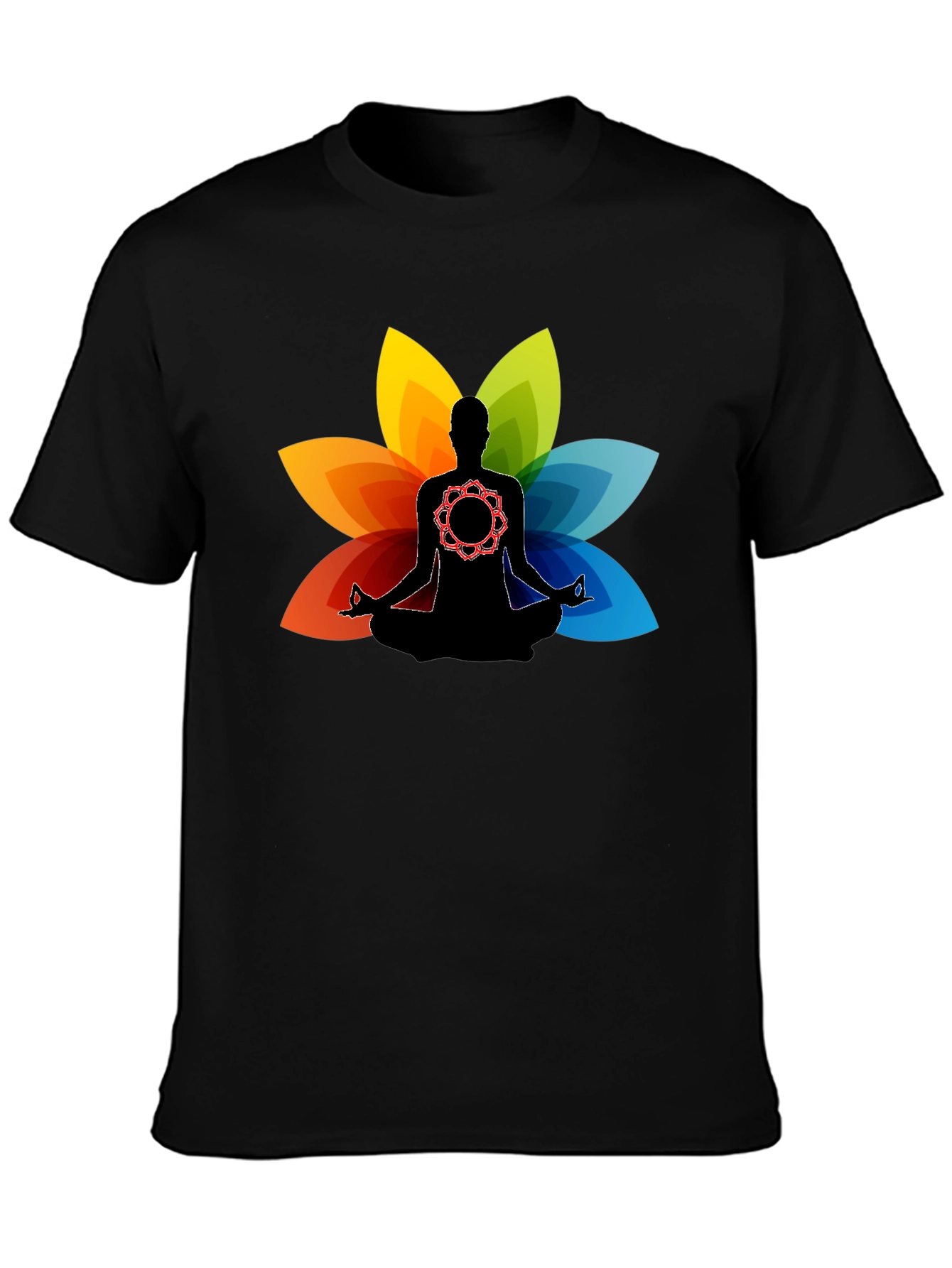 Meditative Mandala Lotus T-Shirt