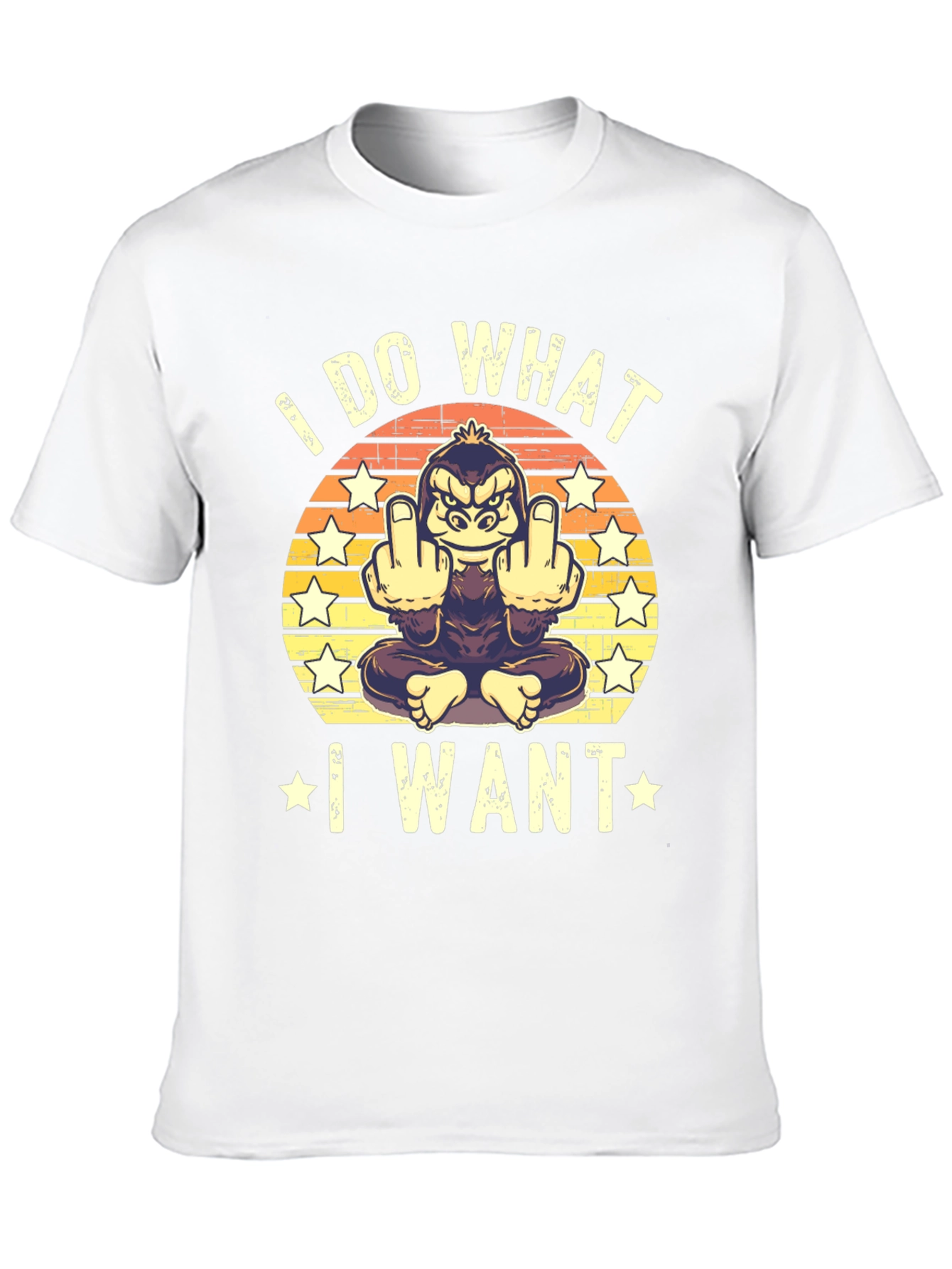 I Do What I Want Funny Gorilla T-Shirt