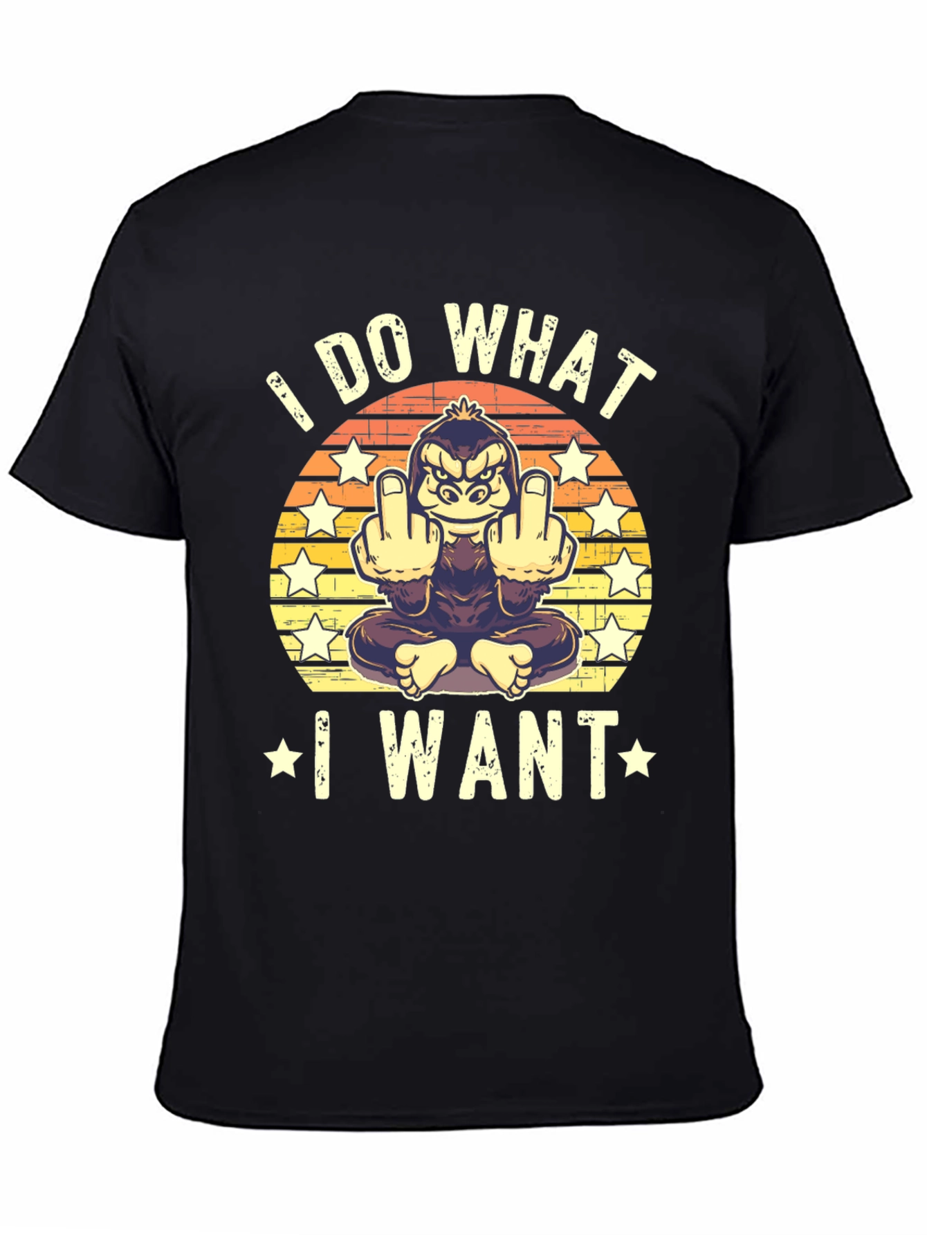 I Do What I Want Funny Gorilla T-Shirt