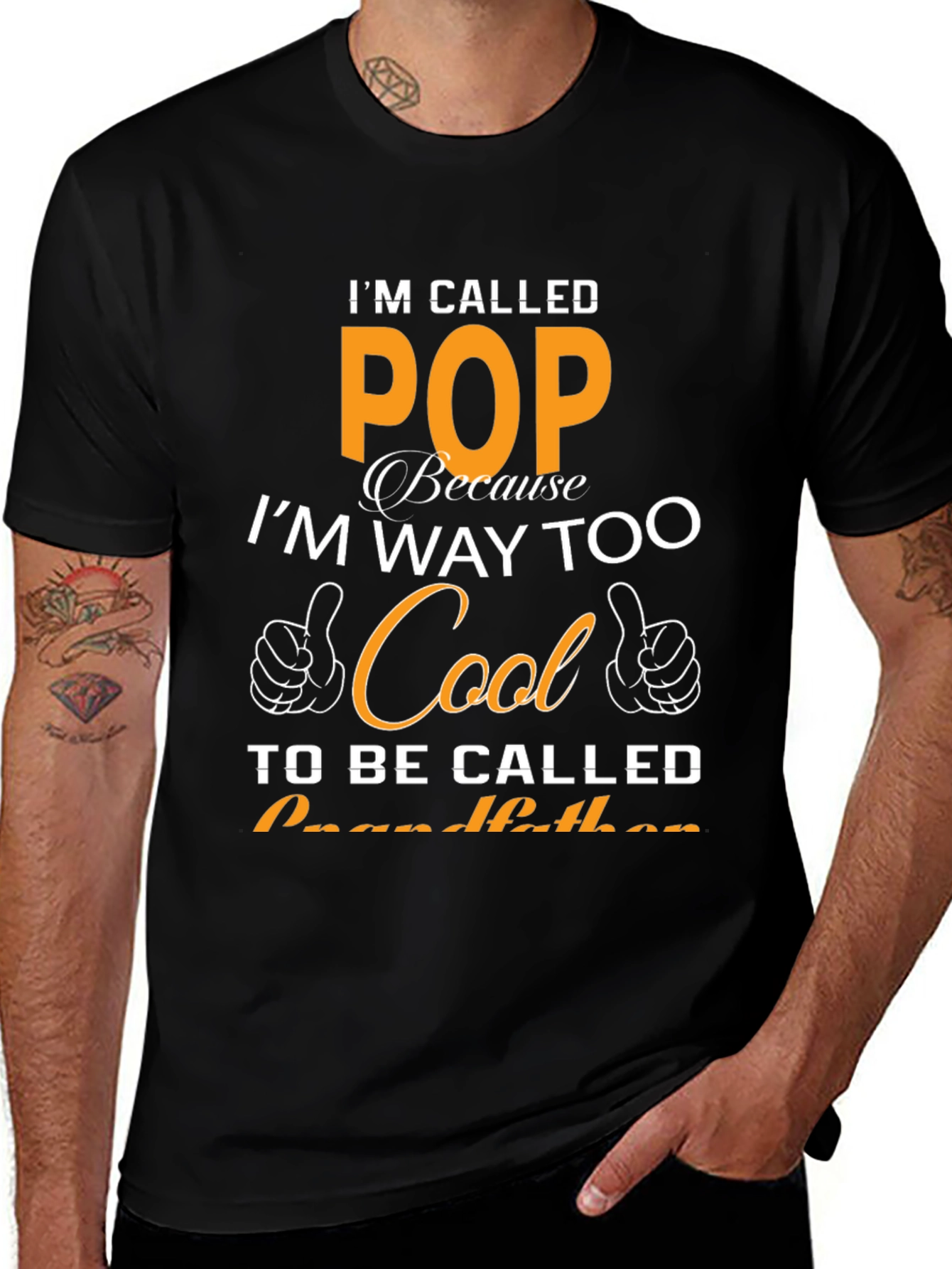 Cool Pop T-Shirt - Grandfather Gift