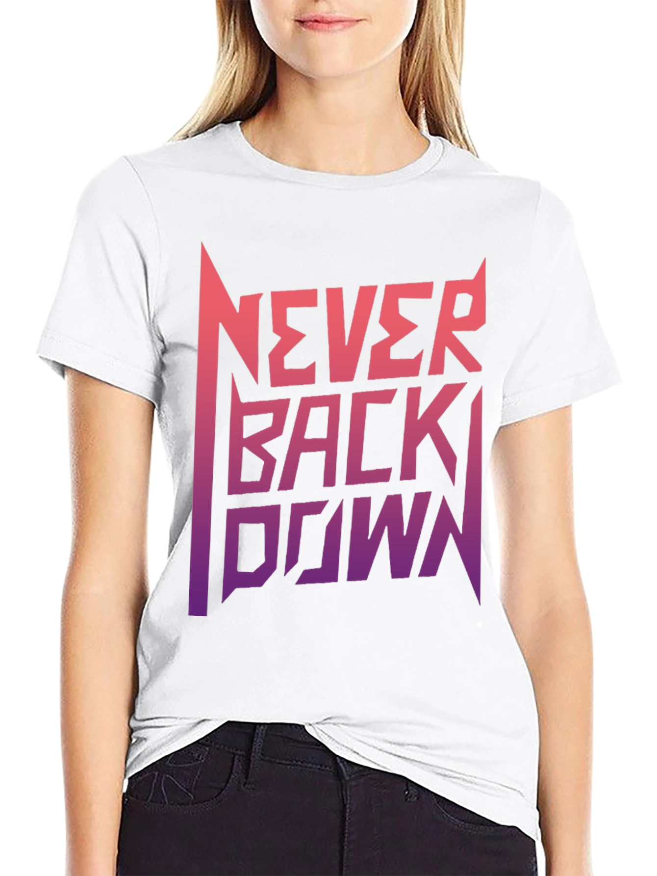 Never Back Down Graphic Tee