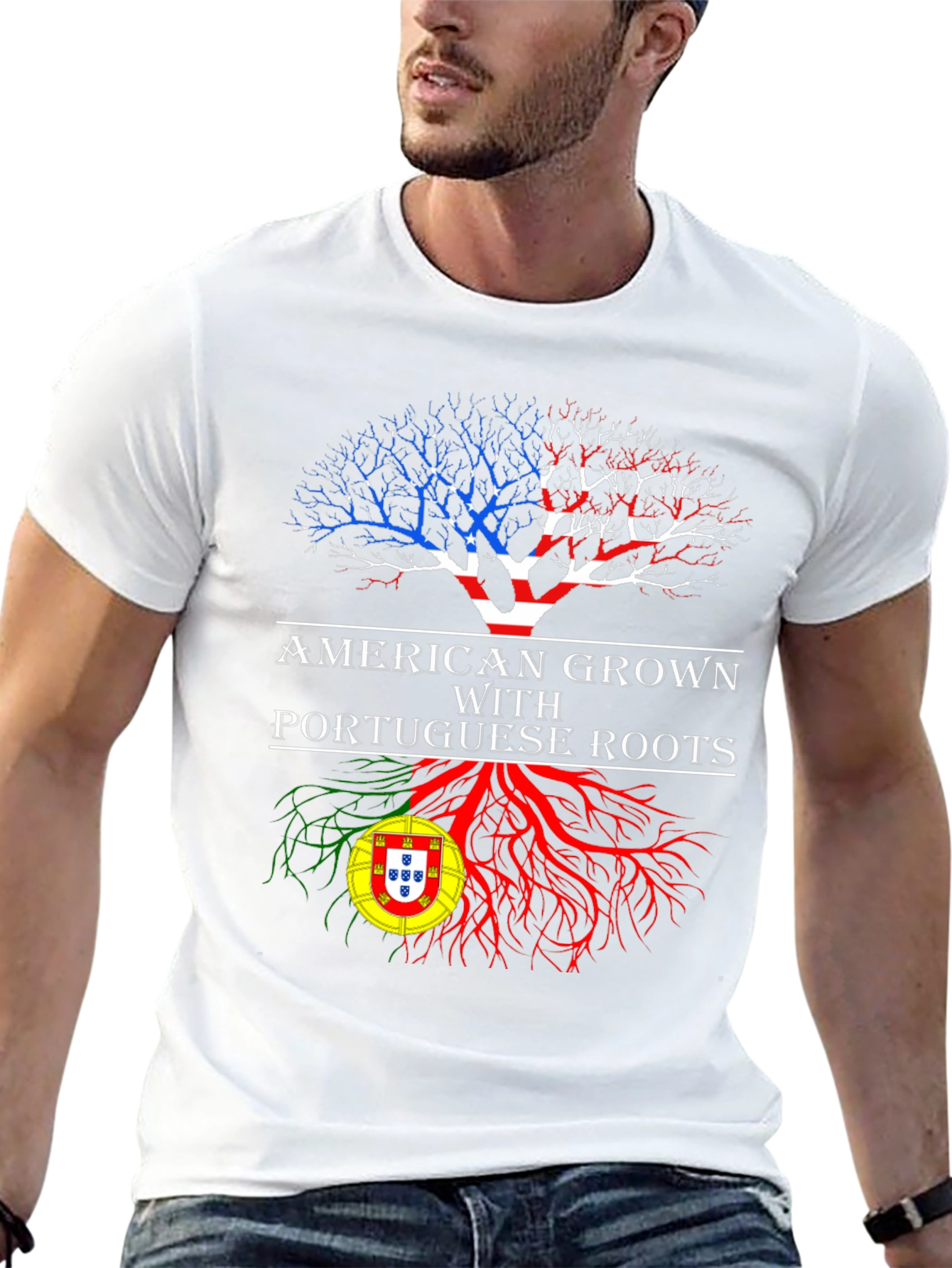 American Grown Portuguese Roots T-Shirt