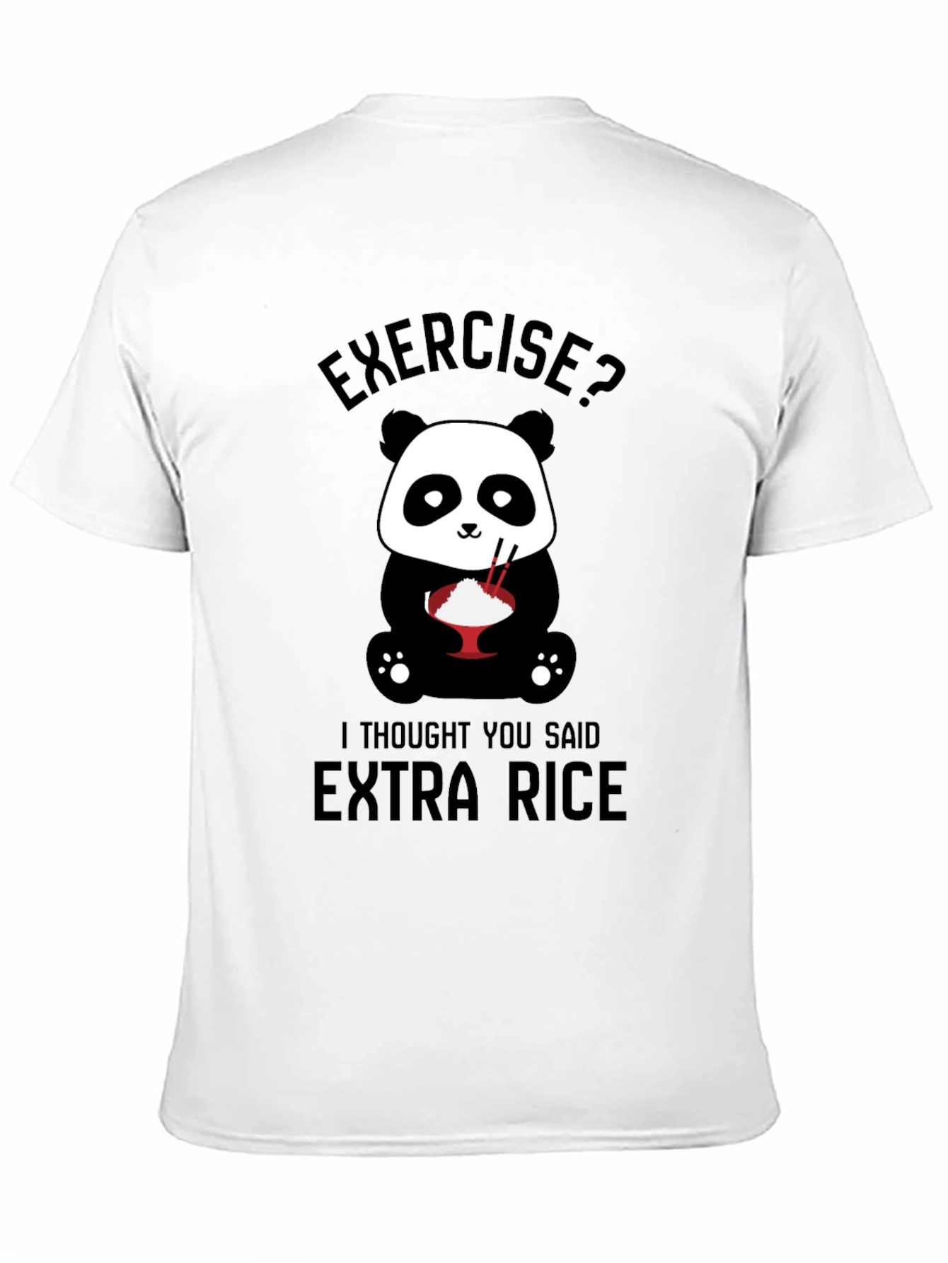 Funny Panda T-Shirt - Extra Rice