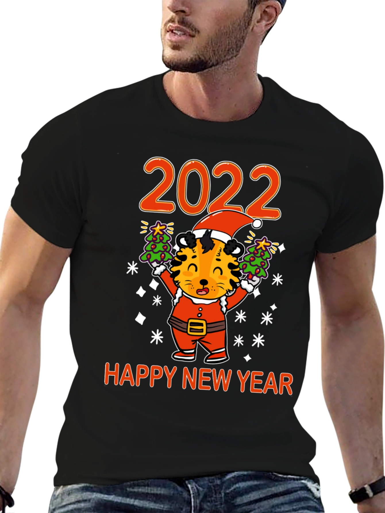 Happy New Year 2022 Tiger T-Shirt