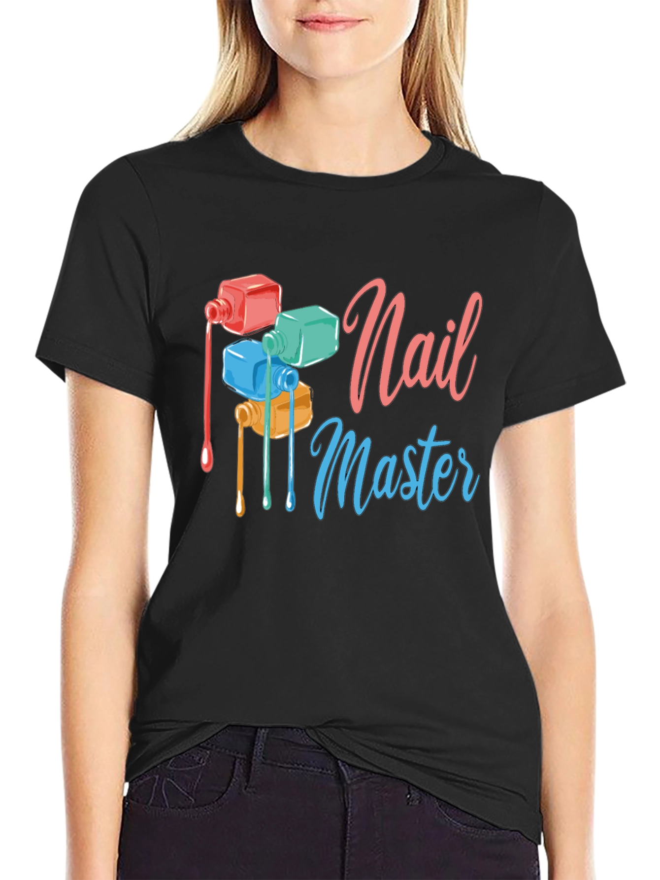 Nail Master Graphic T-Shirt - Trendy Design
