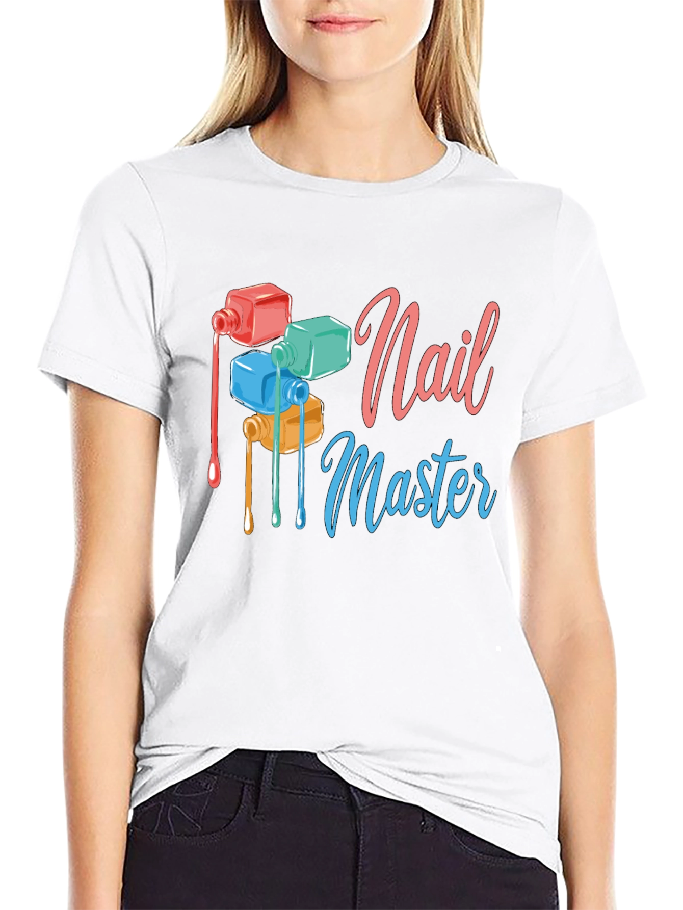 Nail Master Graphic T-Shirt - Trendy Design
