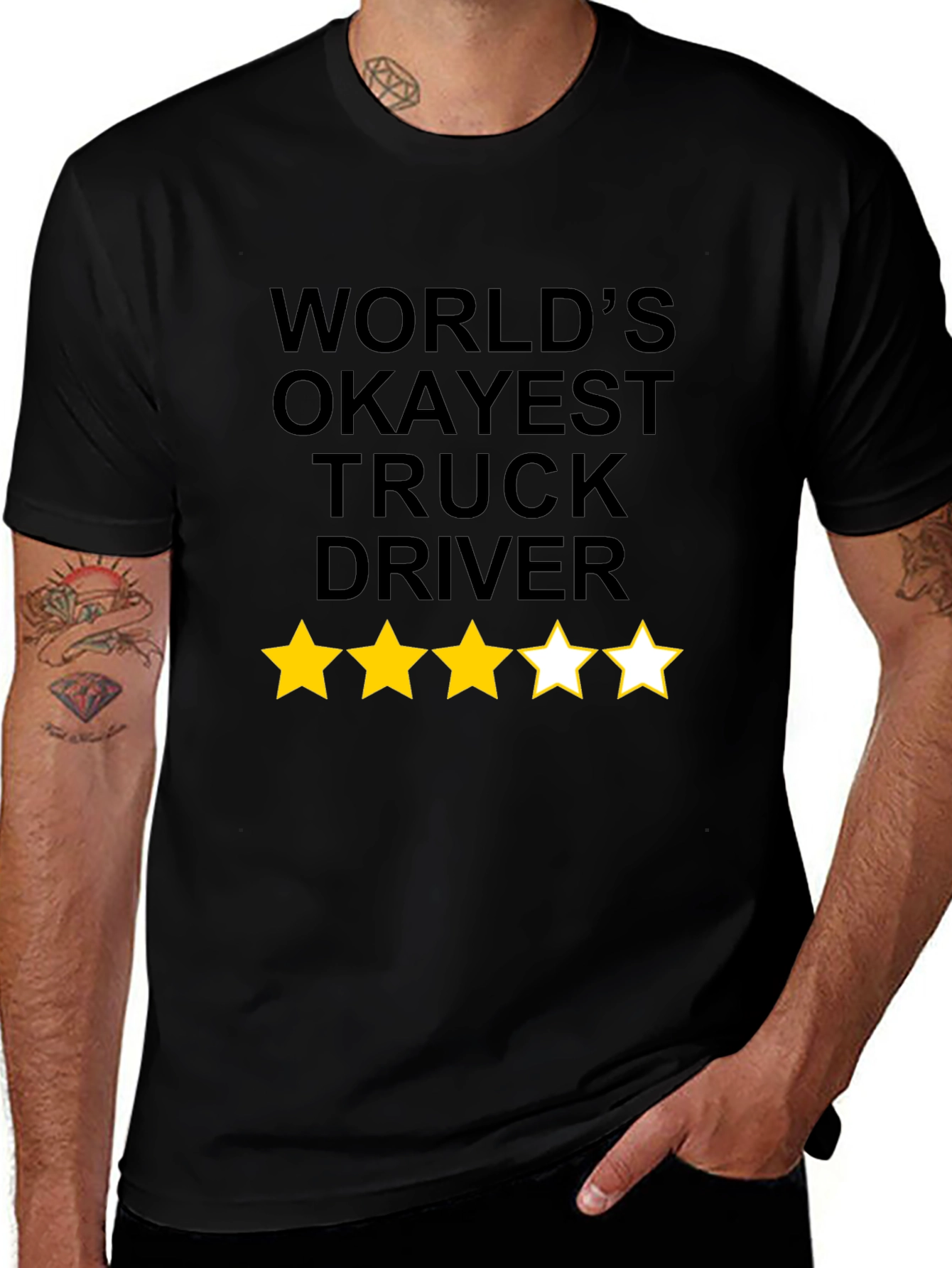 Worlds Okayest Truck Driver T-Shirt