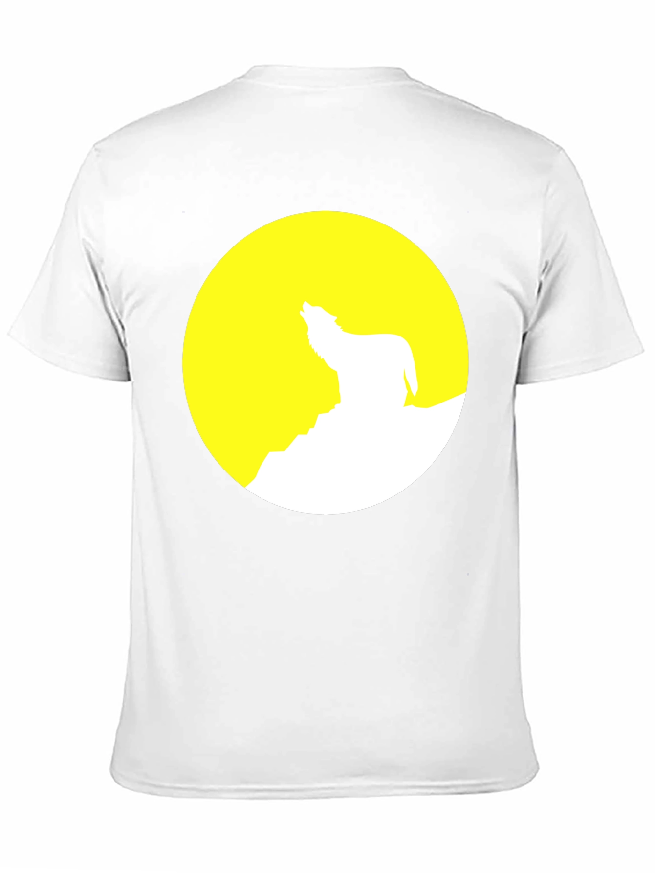Wolf Moon Graphic Tee - Stylish Black Cotton T-Shirt