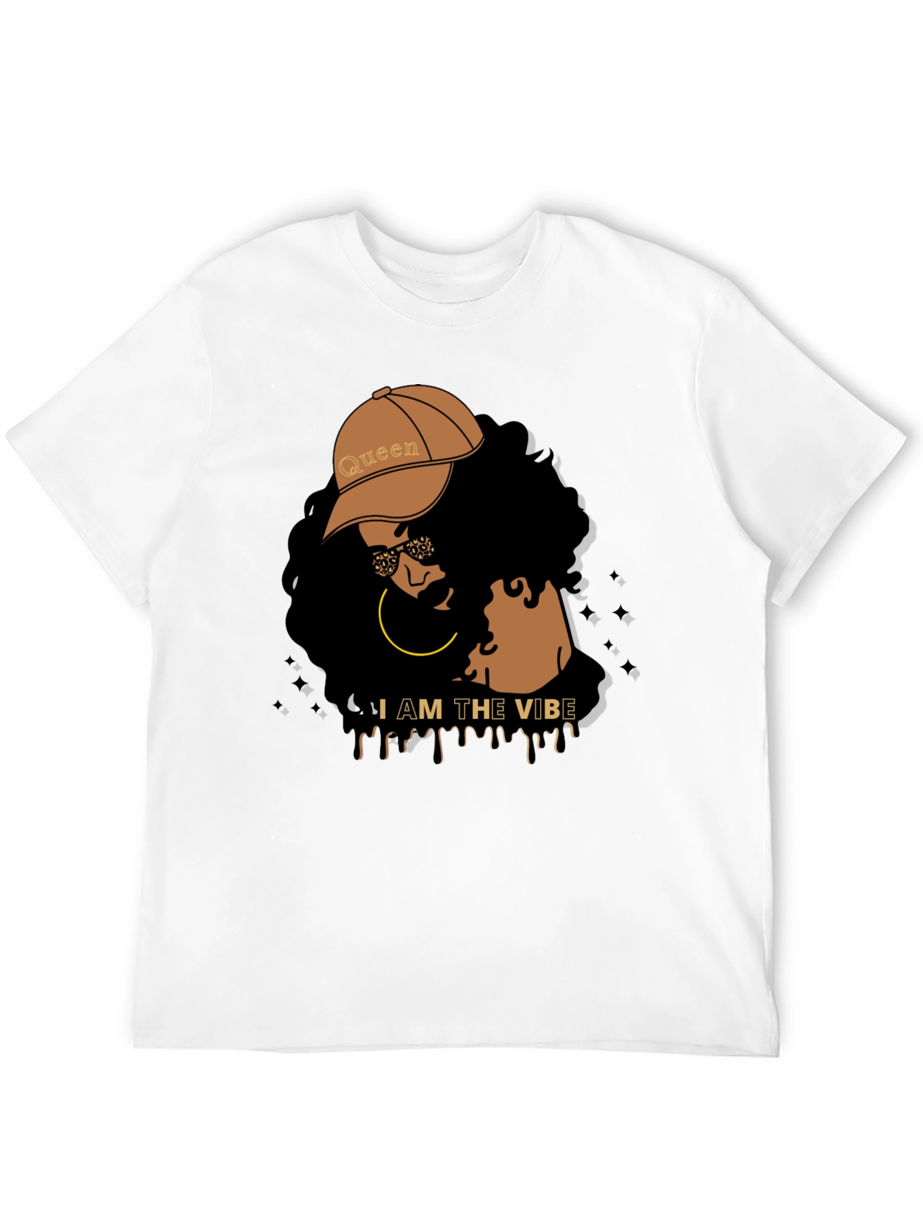 I AM THE VIBE Graphic T-Shirt - Black