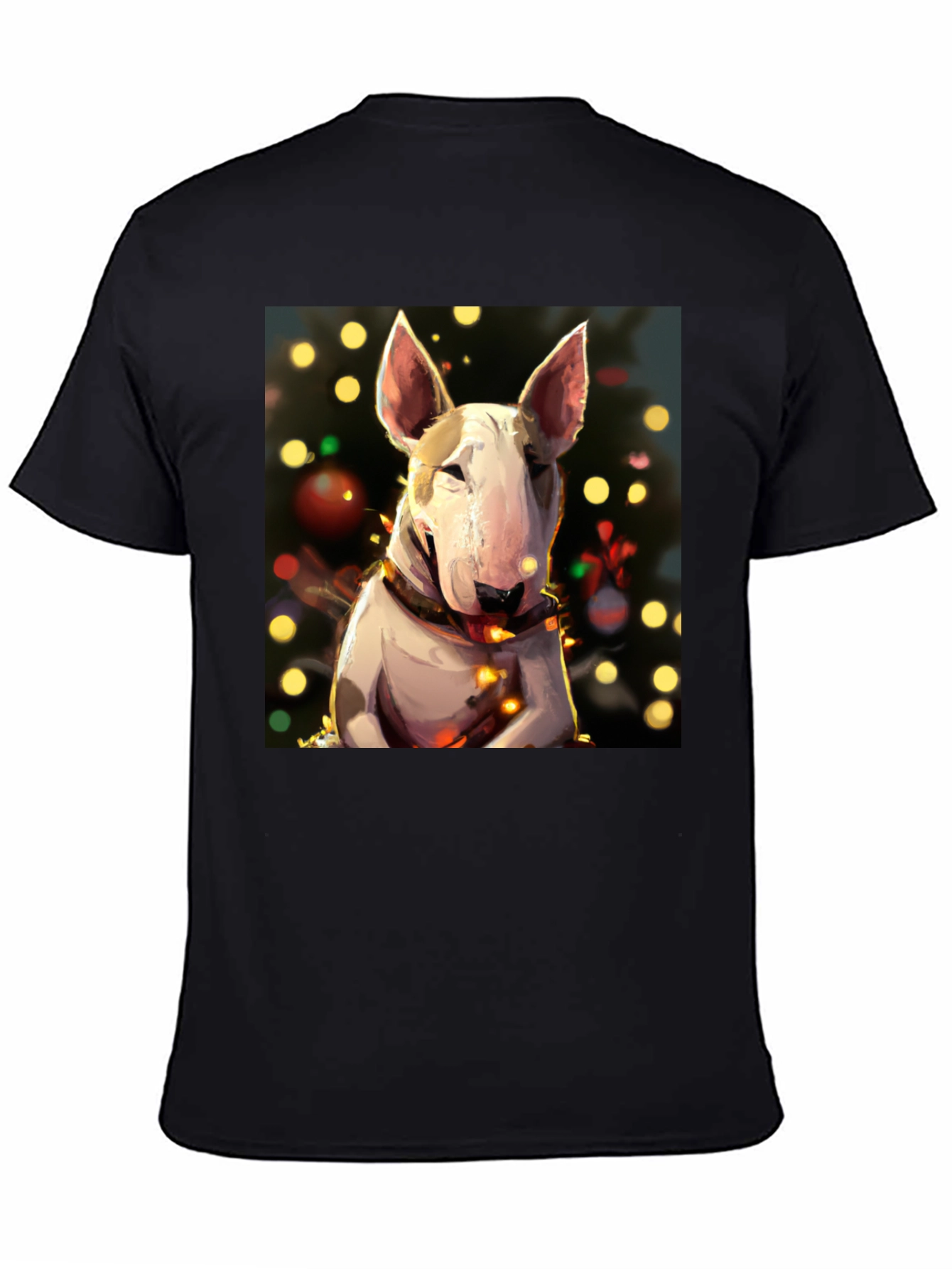 Festive Bull Terrier Christmas T-Shirt