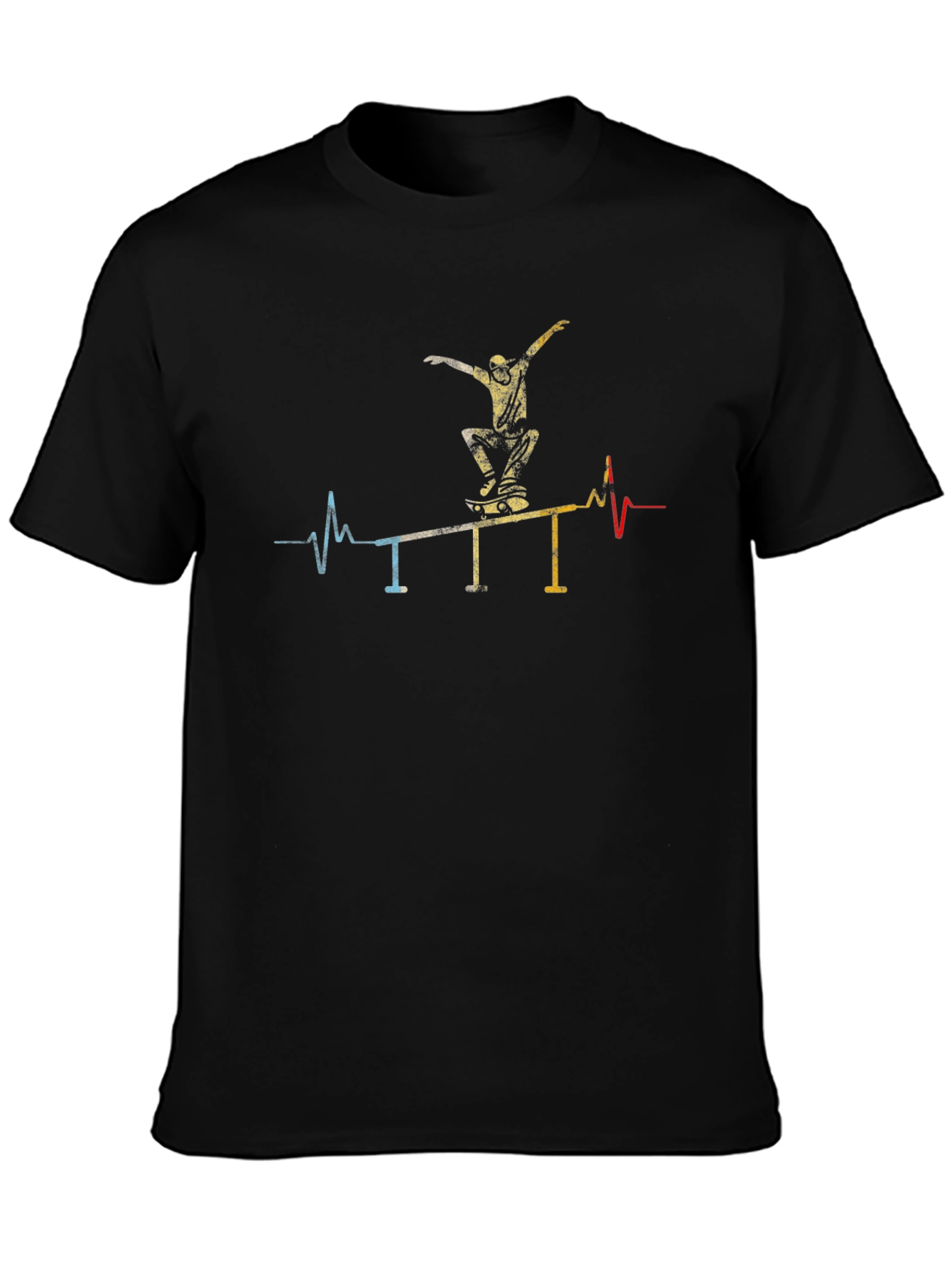 Skateboarding Heartbeat T-Shirt