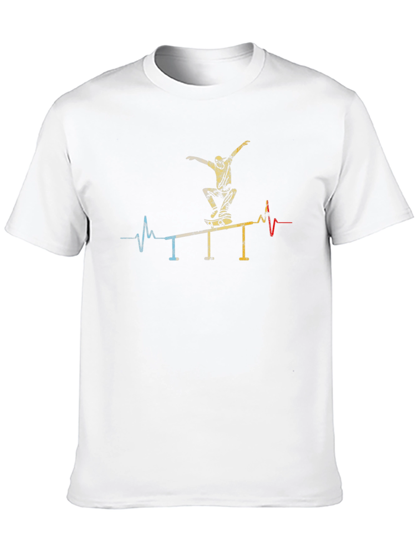 Skateboarding Heartbeat T-Shirt