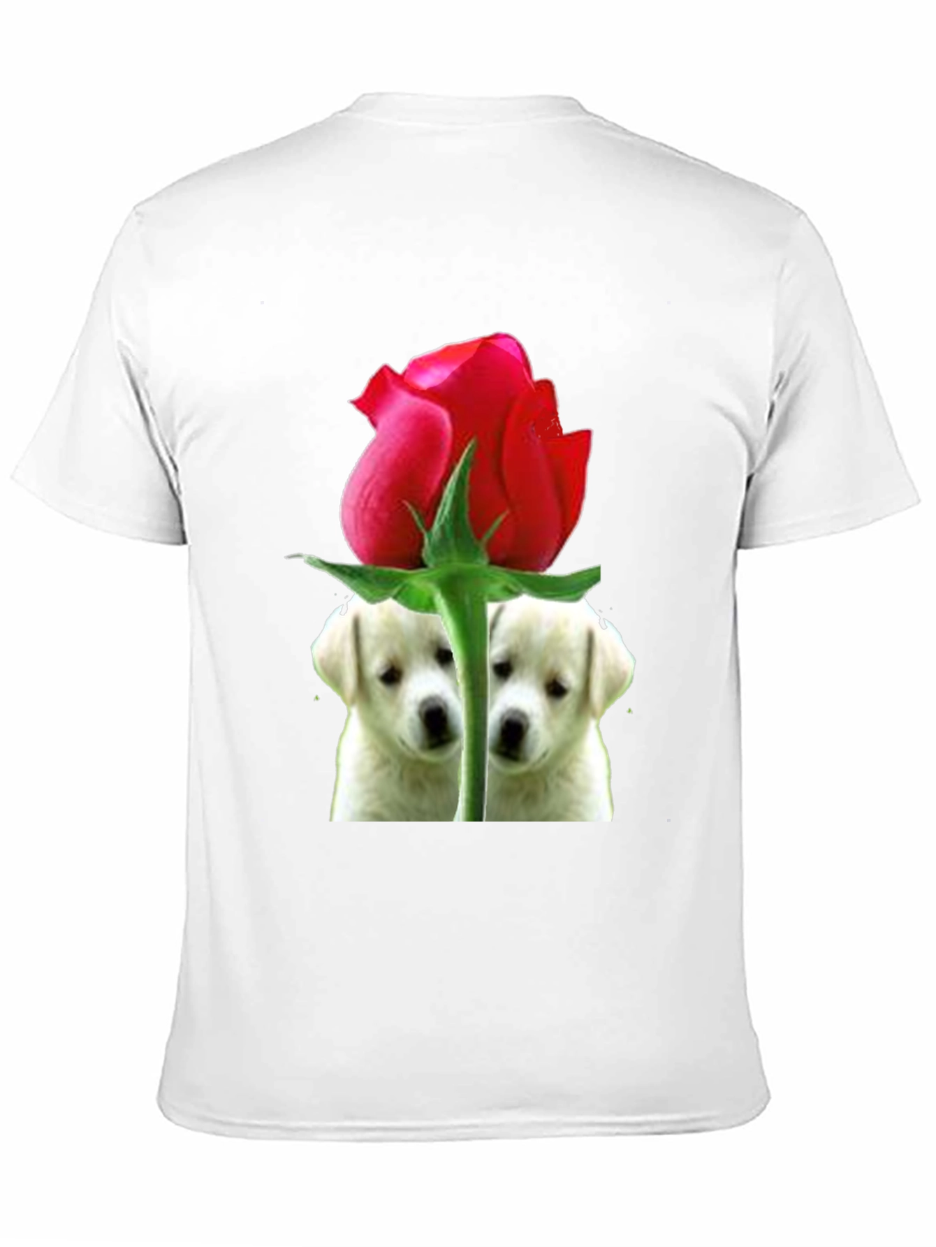 Rose Puppy Love Graphic Tee