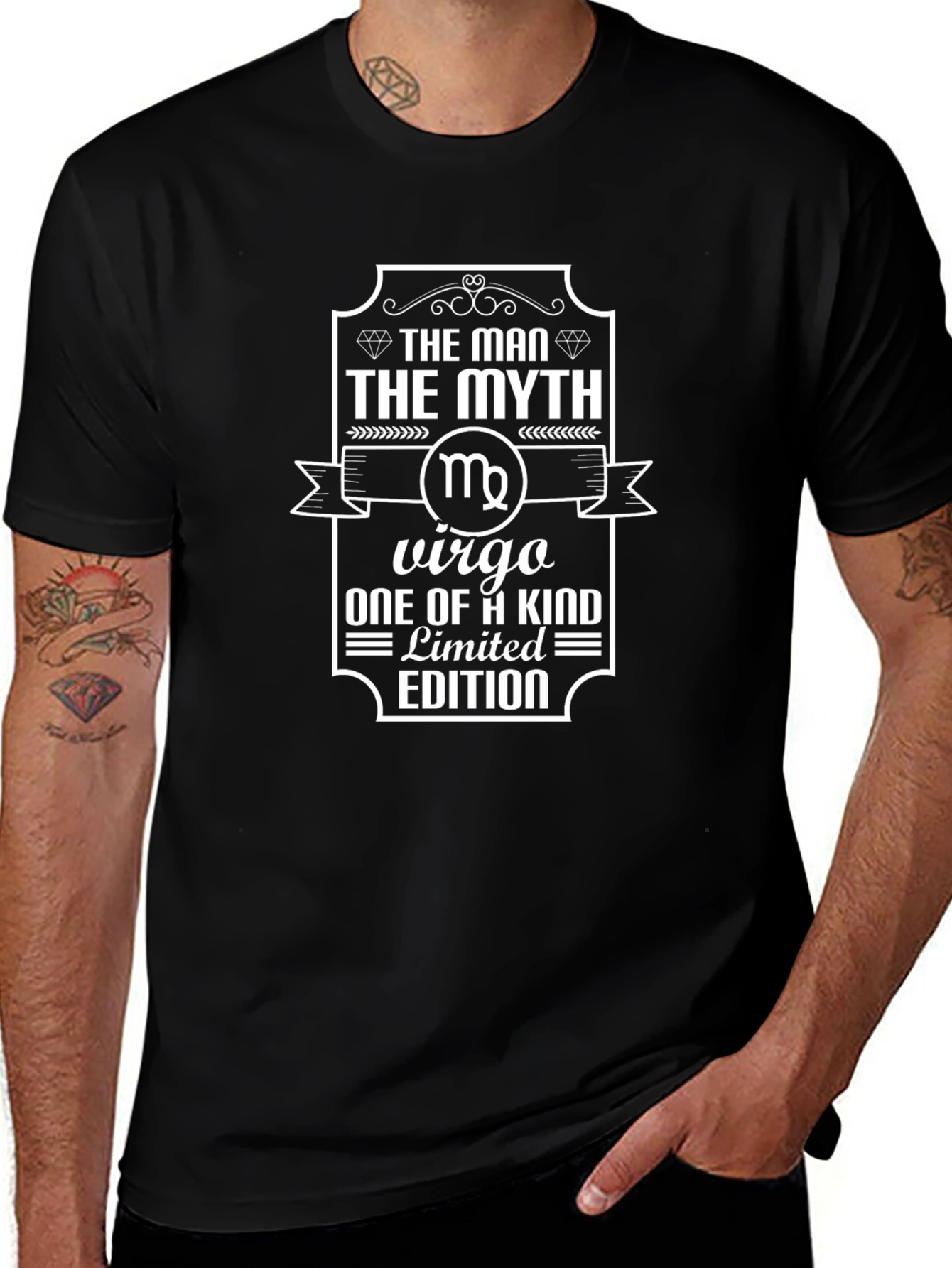 Virgo Zodiac T-Shirt: The Man The Myth Limited Edition