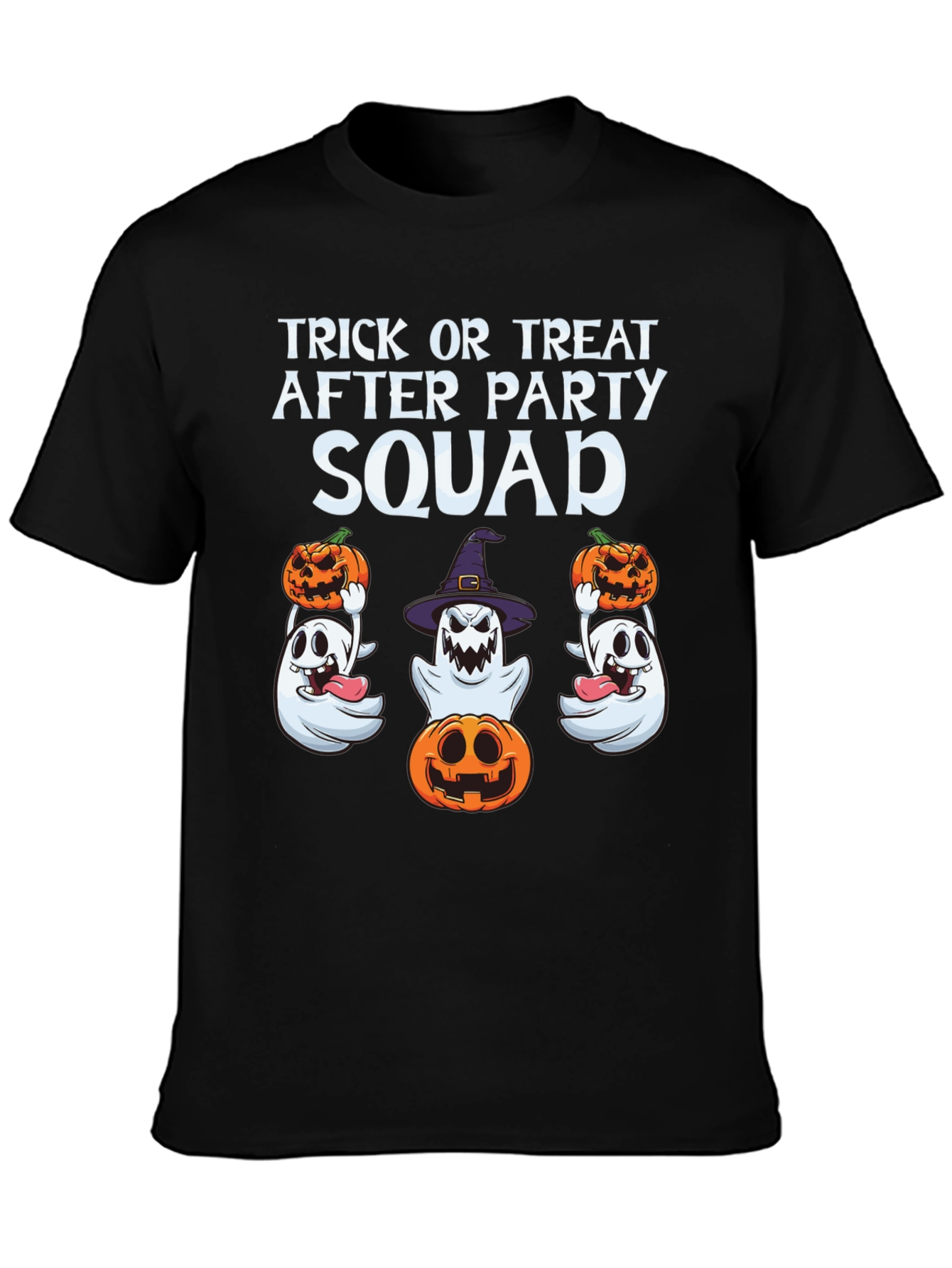 Halloween Trick or Treat Squad Graphic Tee